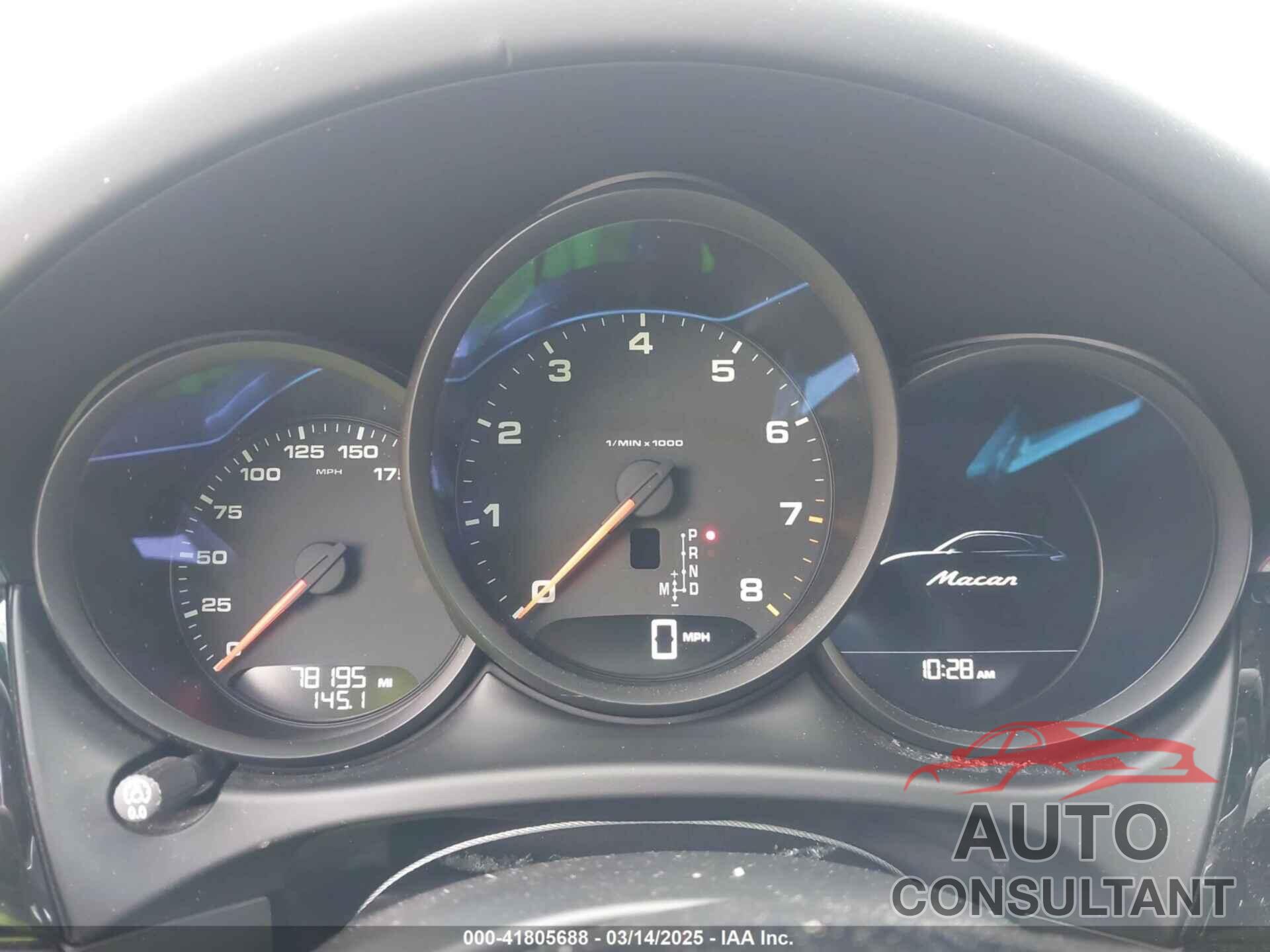 PORSCHE MACAN 2017 - WP1AA2A59HLB06348