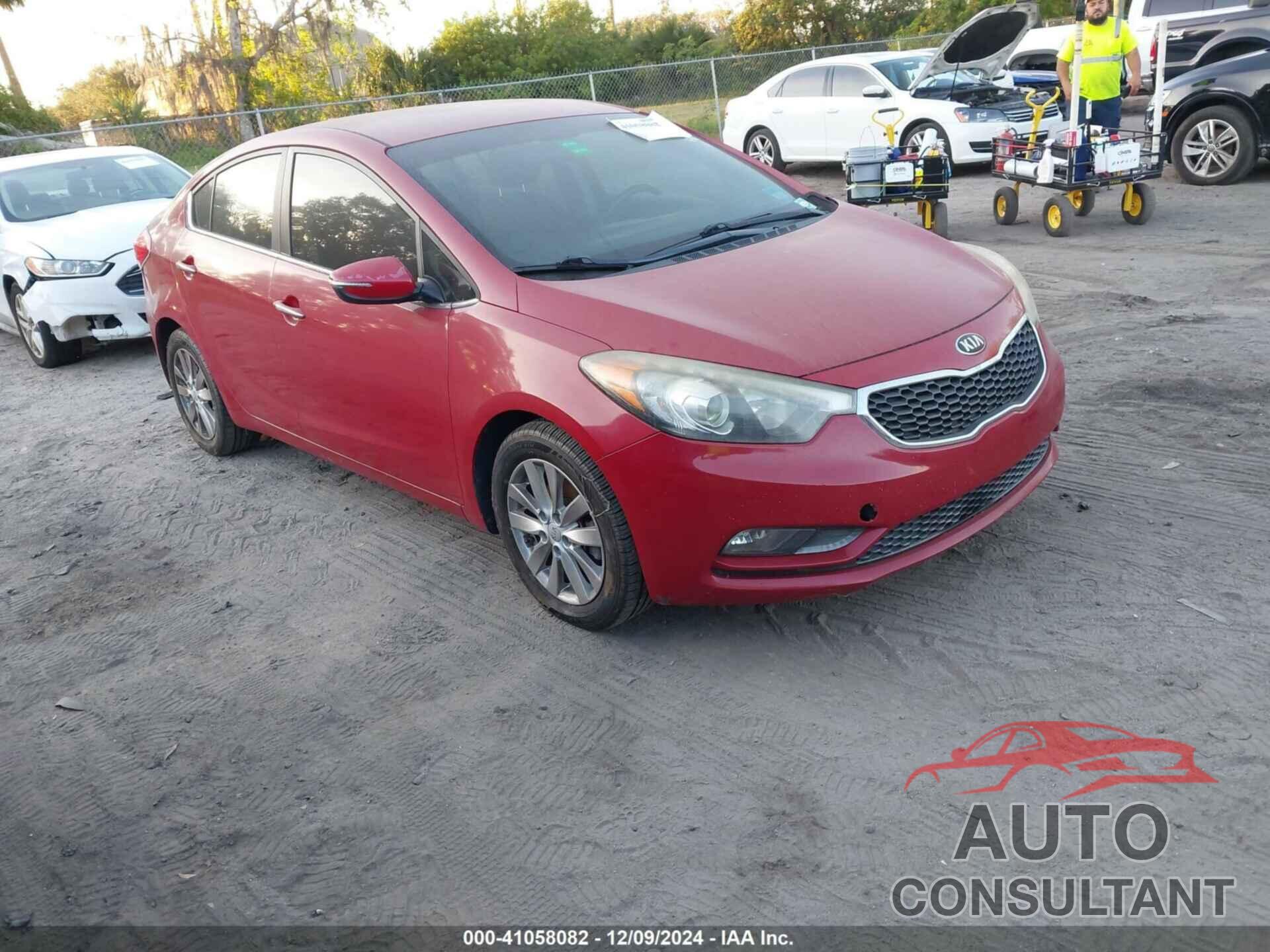 KIA FORTE 2014 - KNAFX4A80E5216861