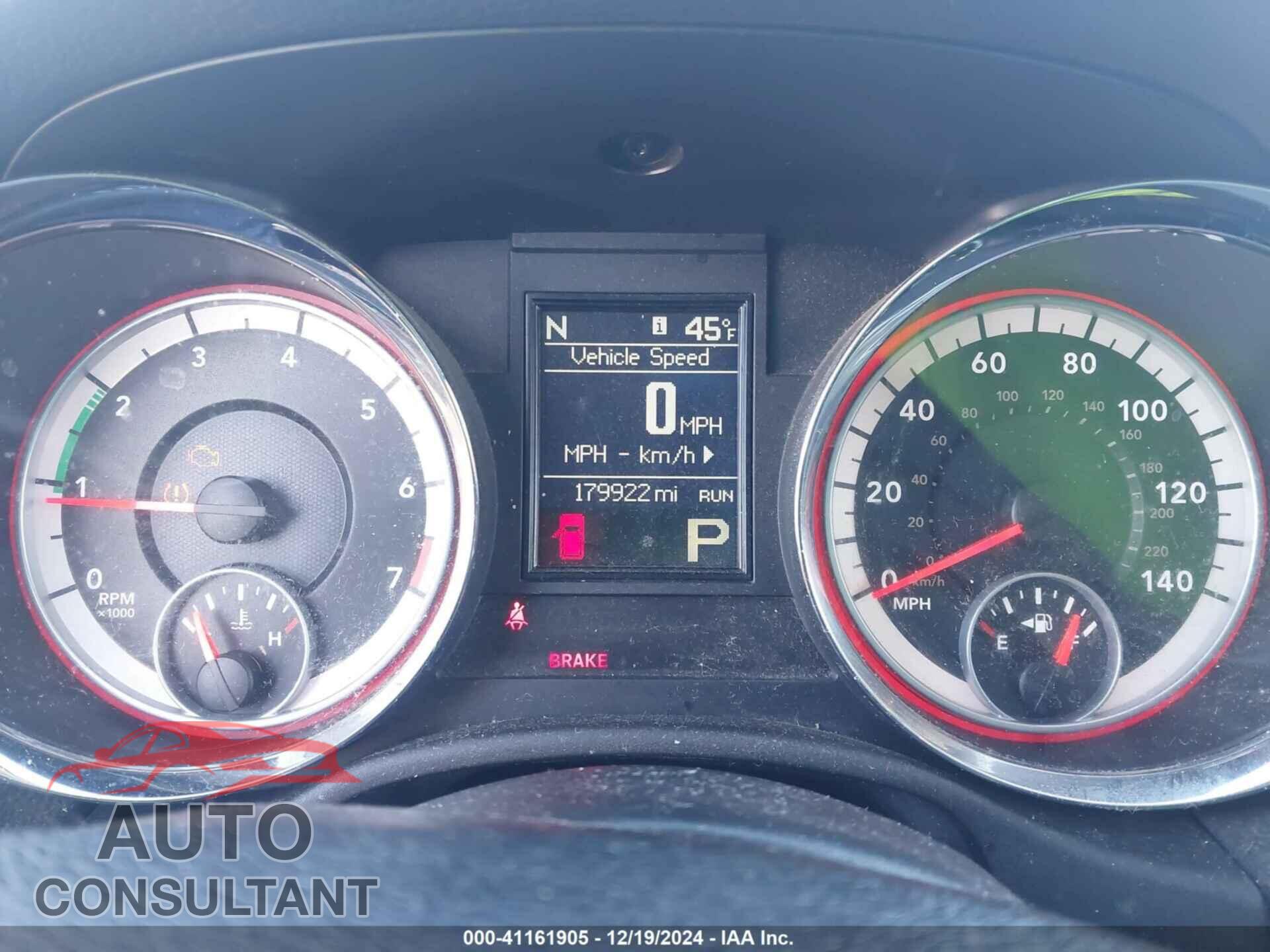 DODGE DURANGO 2012 - 1C4RDJDG9CC113957