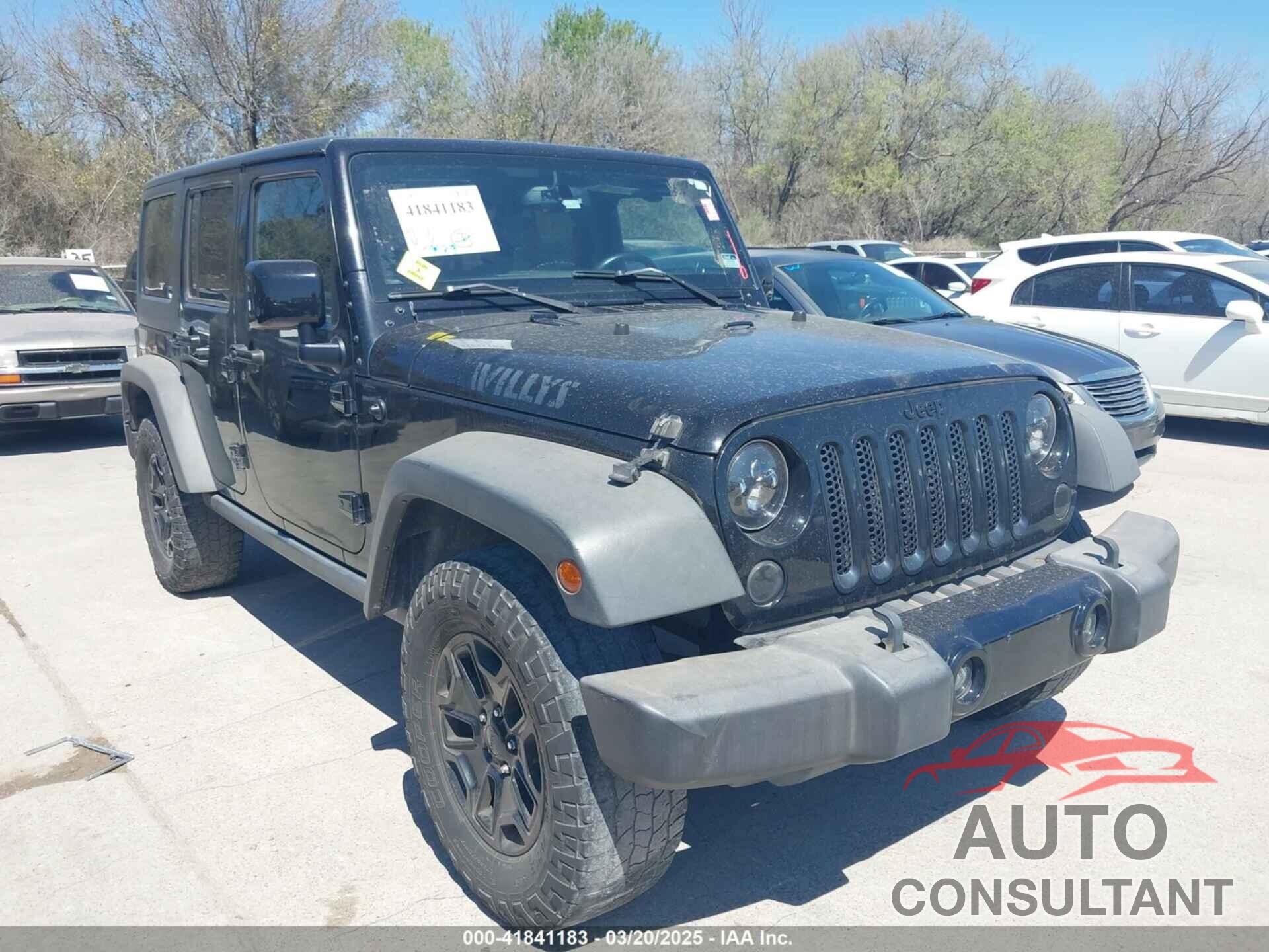 JEEP WRANGLER UNLIMITED 2015 - 1C4BJWDG7FL731631