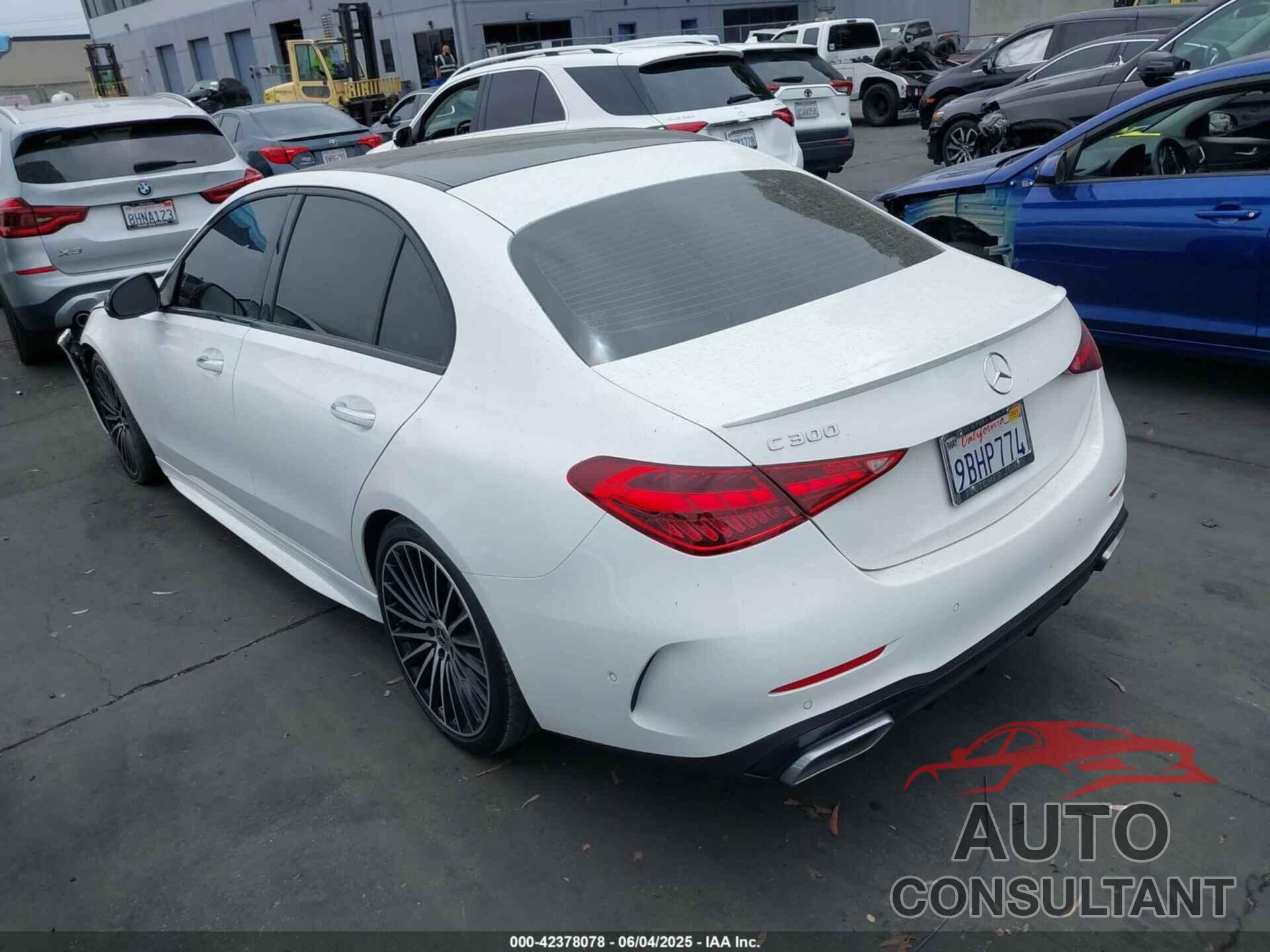 MERCEDES-BENZ C 300 2022 - W1KAF4GB7NR017758