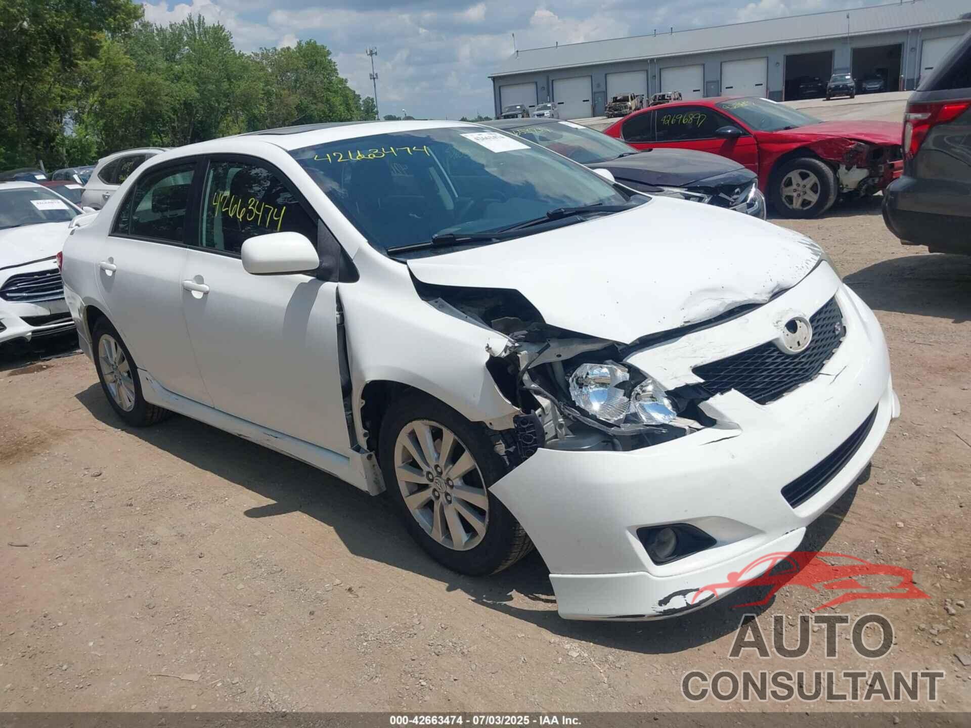 TOYOTA COROLLA 2010 - 1NXBU4EE9AZ261741