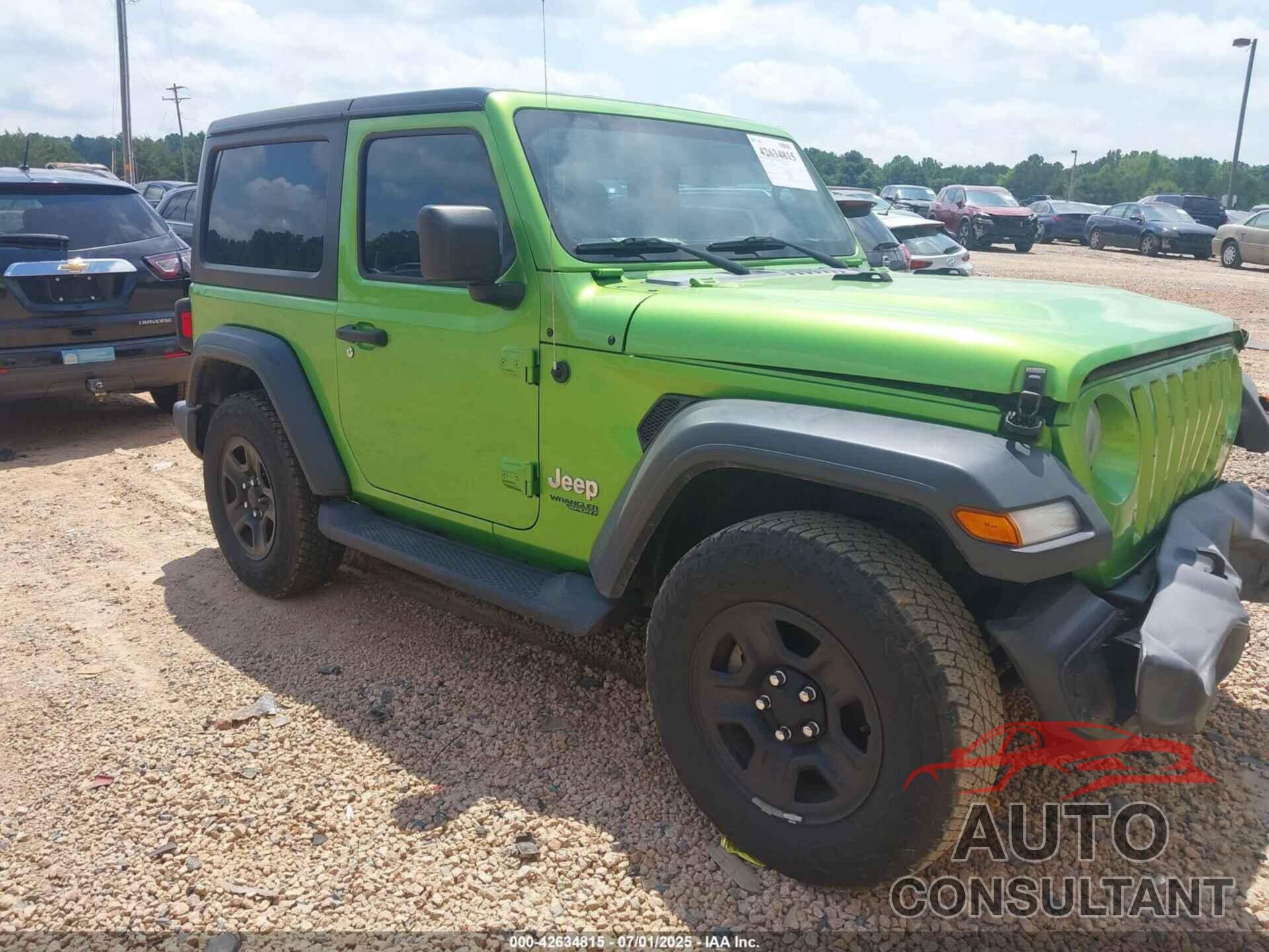 JEEP WRANGLER 2018 - 1C4GJXAG8JW234854