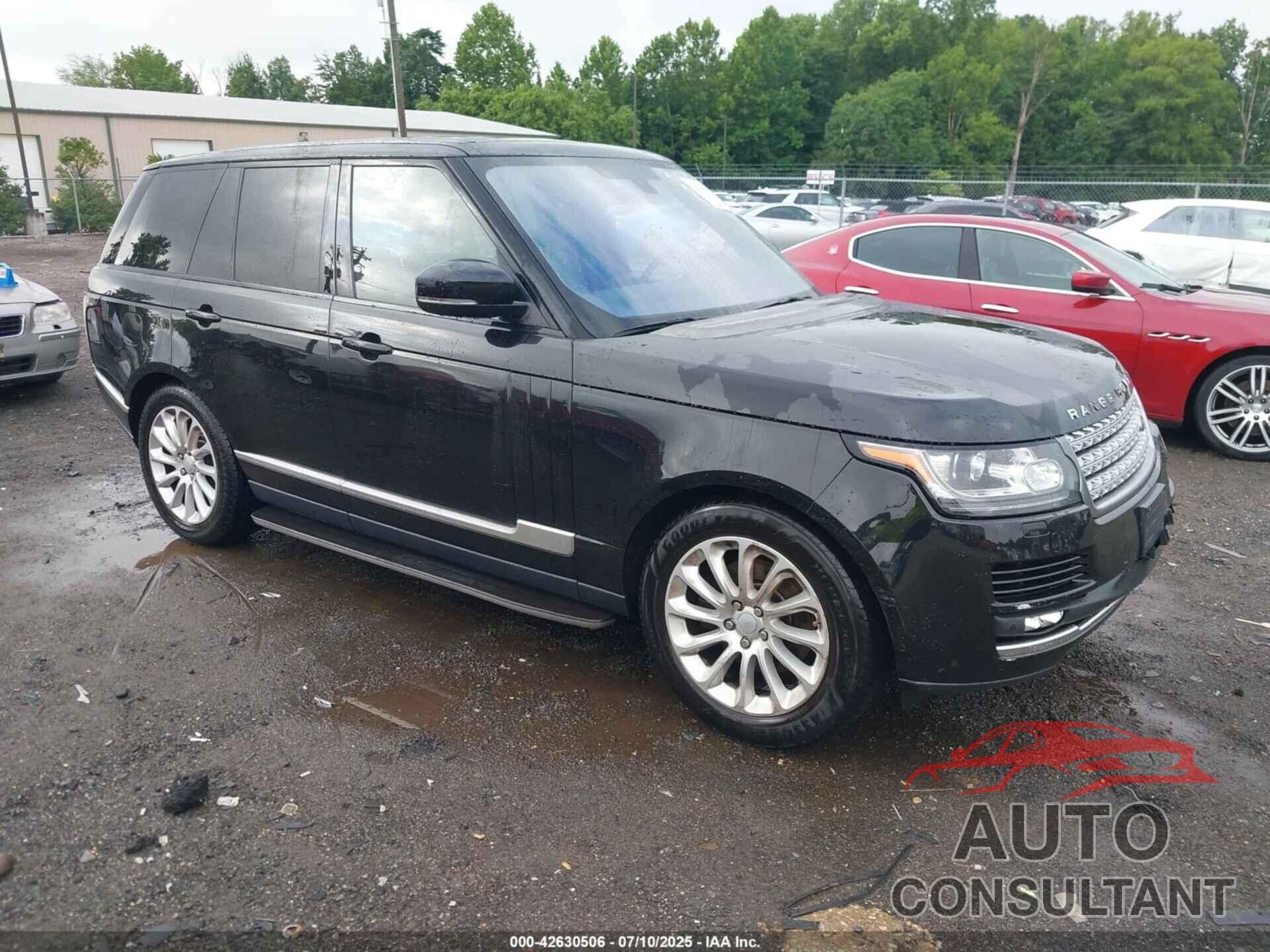 LAND ROVER RANGE ROVER 2016 - SALGS2KF8GA243400