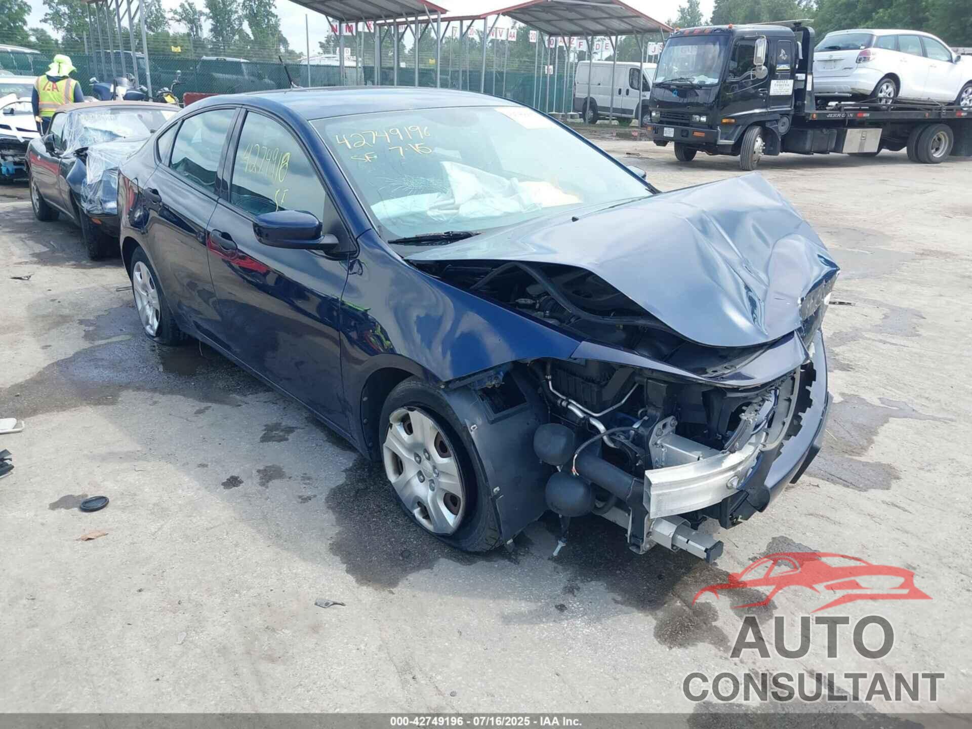 DODGE DART 2013 - 1C3CDFAA6DD266850