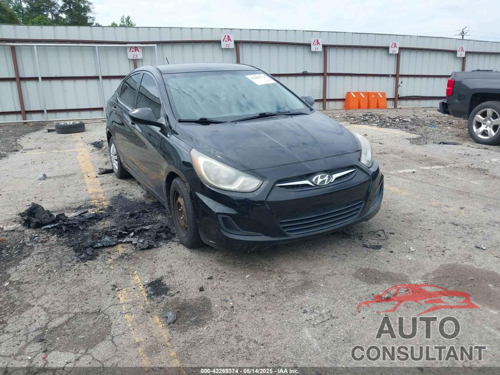 HYUNDAI ACCENT 2013 - KMHCT4AE6DU489245