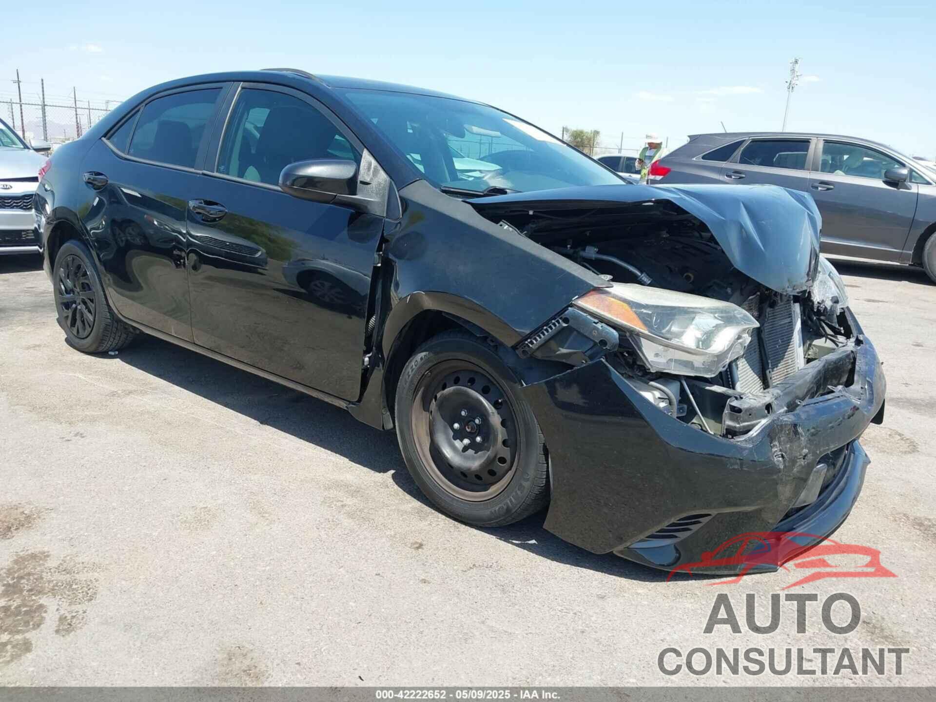 TOYOTA COROLLA 2016 - 2T1BURHEXGC627662