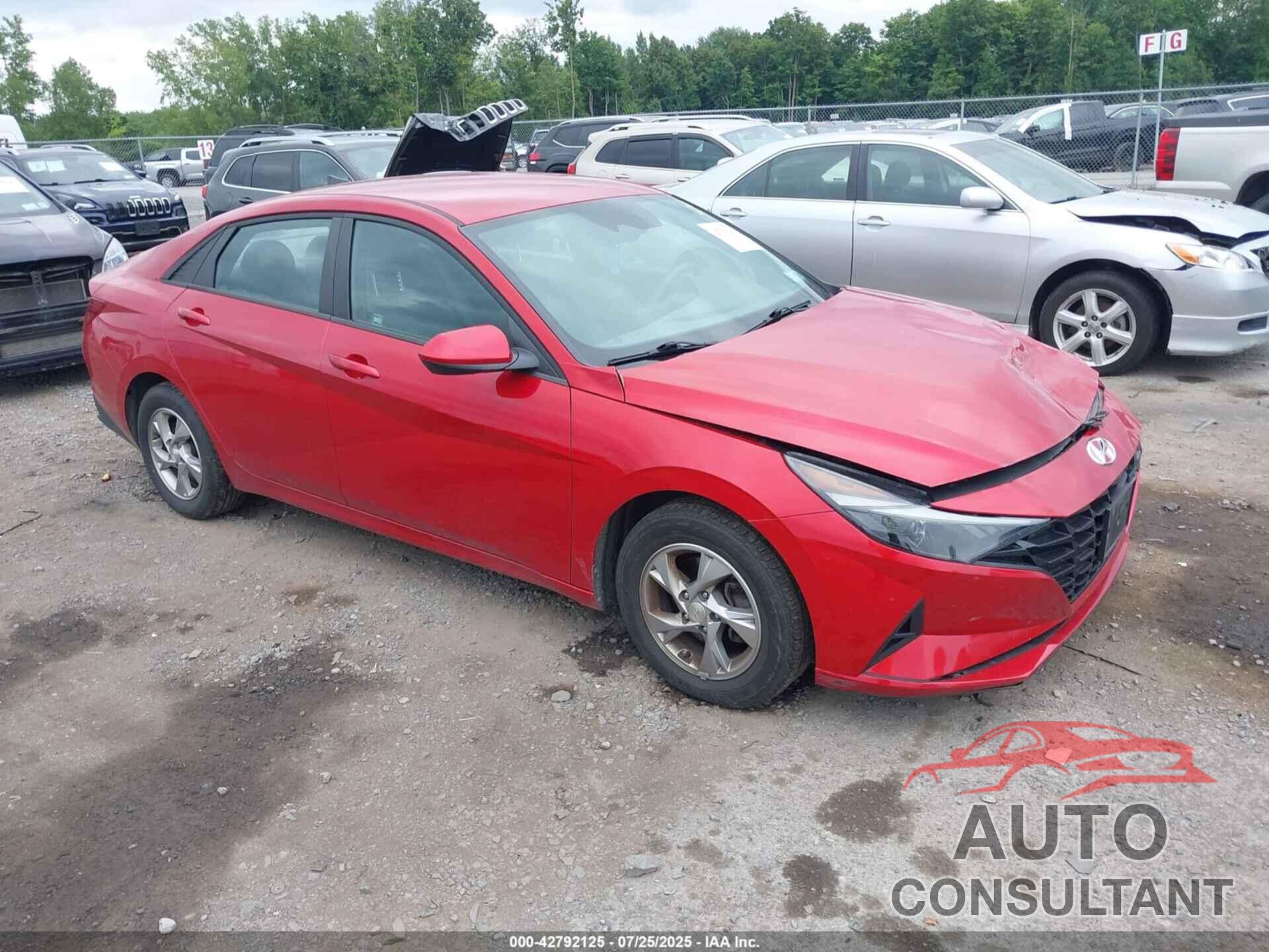 HYUNDAI ELANTRA 2021 - 5NPLL4AG8MH039435