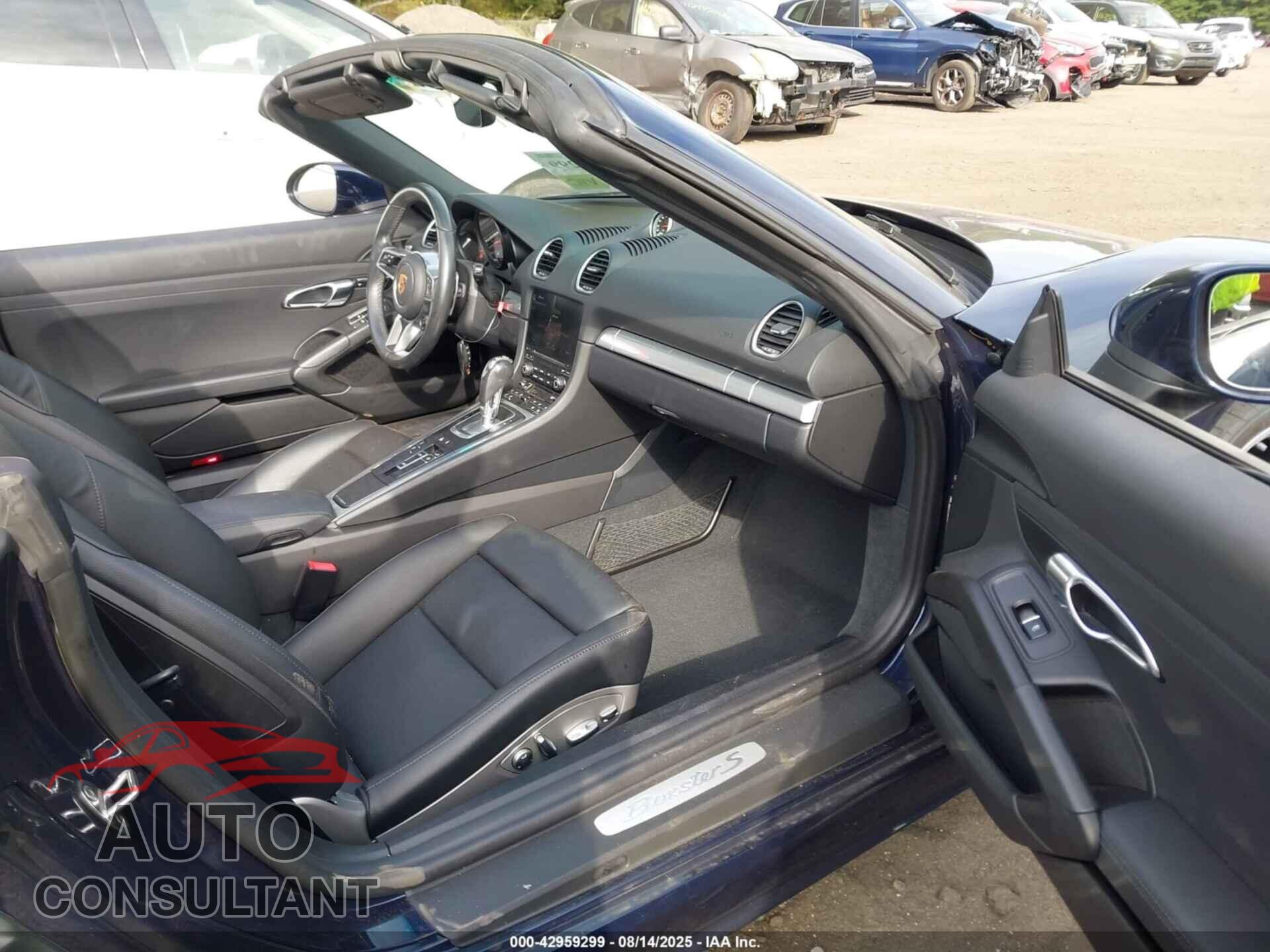 PORSCHE 718 BOXSTER 2017 - WP0CB2A82HS241596