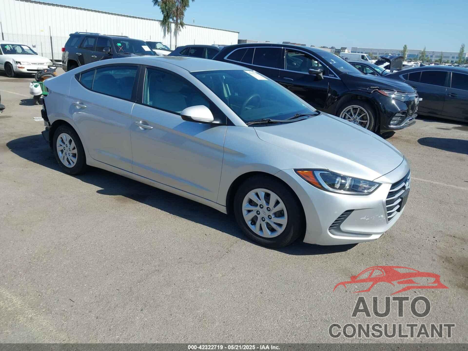 HYUNDAI ELANTRA 2017 - 5NPD74LF3HH205458