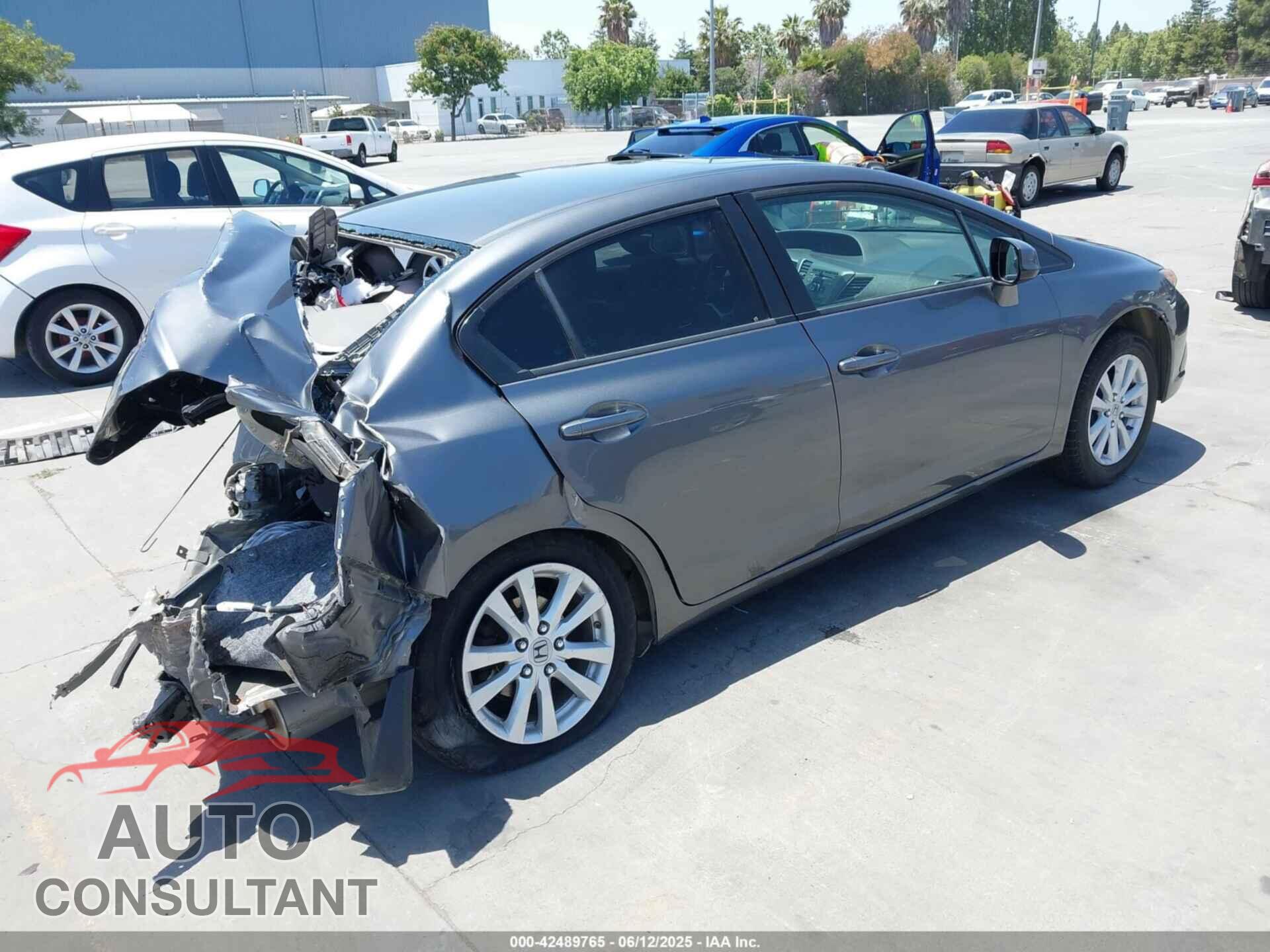 HONDA CIVIC 2012 - 19XFB2F85CE329432