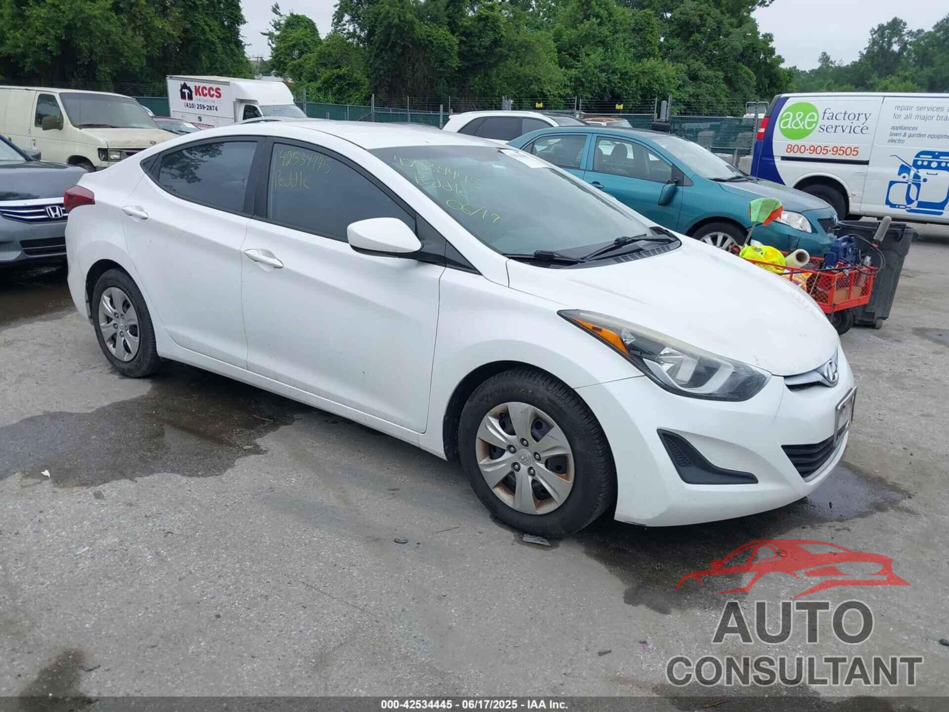 HYUNDAI ELANTRA 2016 - 5NPDH4AE4GH762014