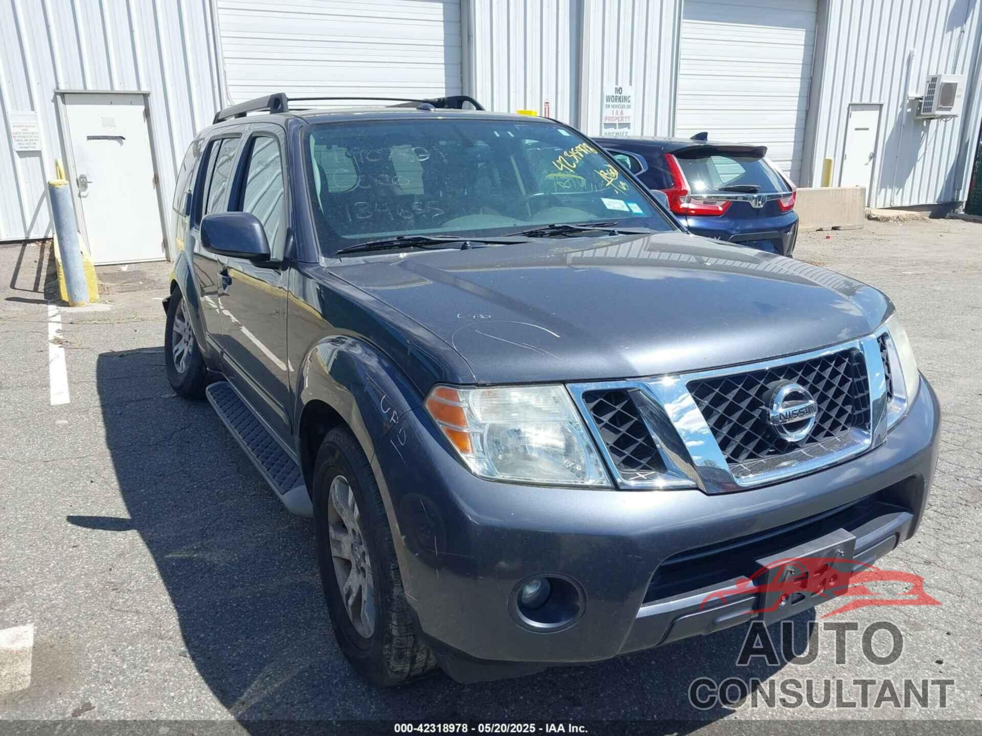 NISSAN PATHFINDER 2010 - 5N1AR1NB2AC616966