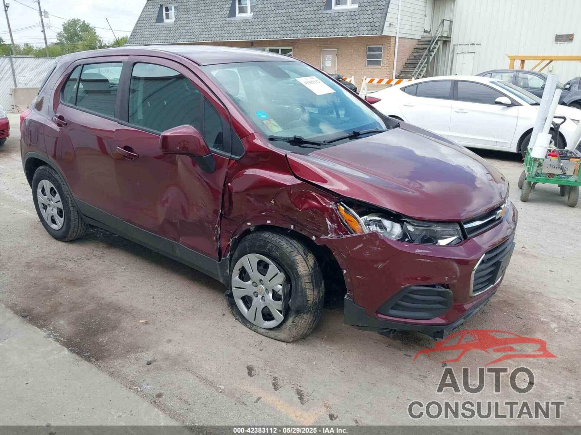 CHEVROLET TRAX 2017 - 3GNCJKSB6HL180739