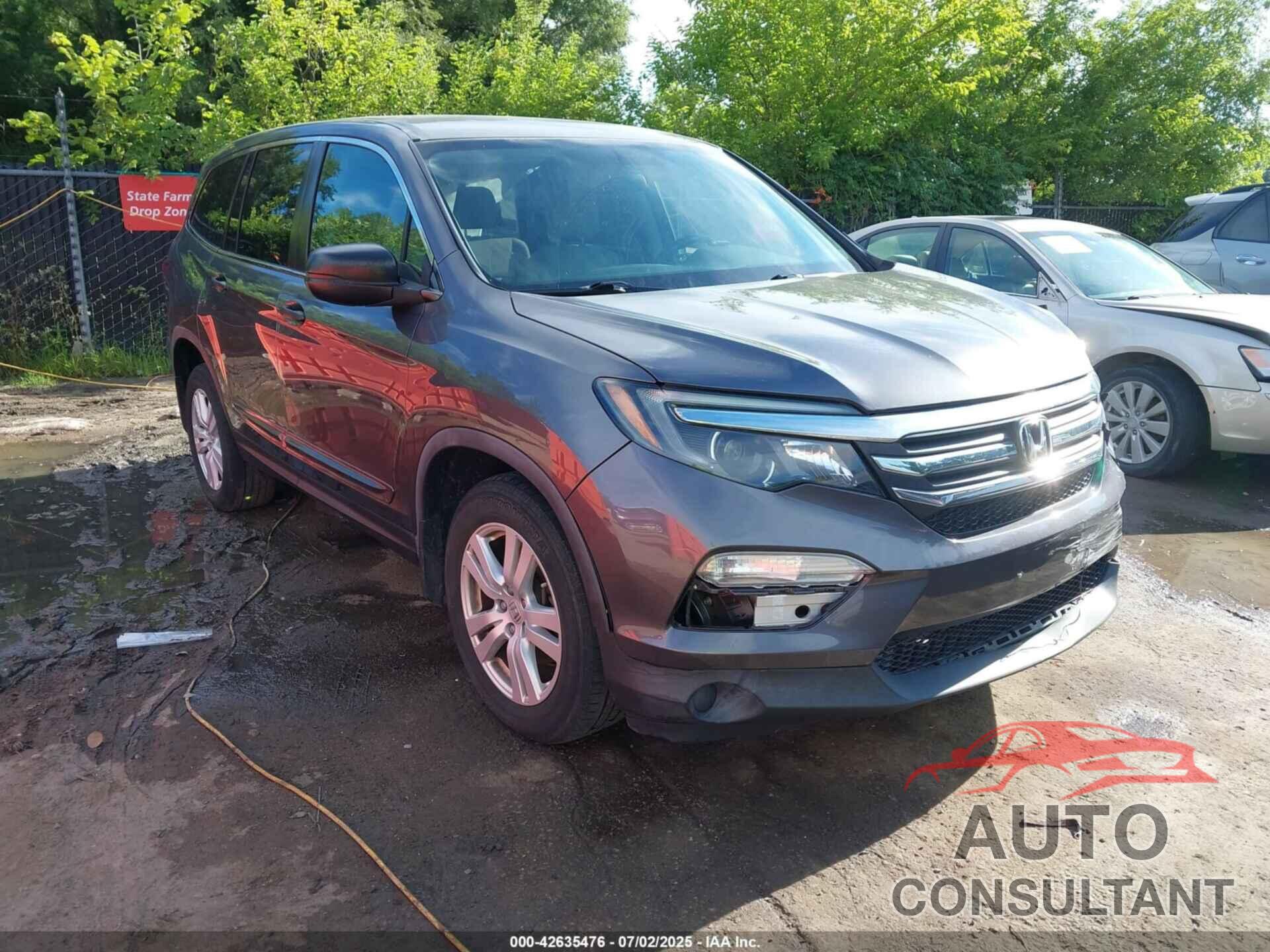 HONDA PILOT 2018 - 5FNYF6H17JB024932