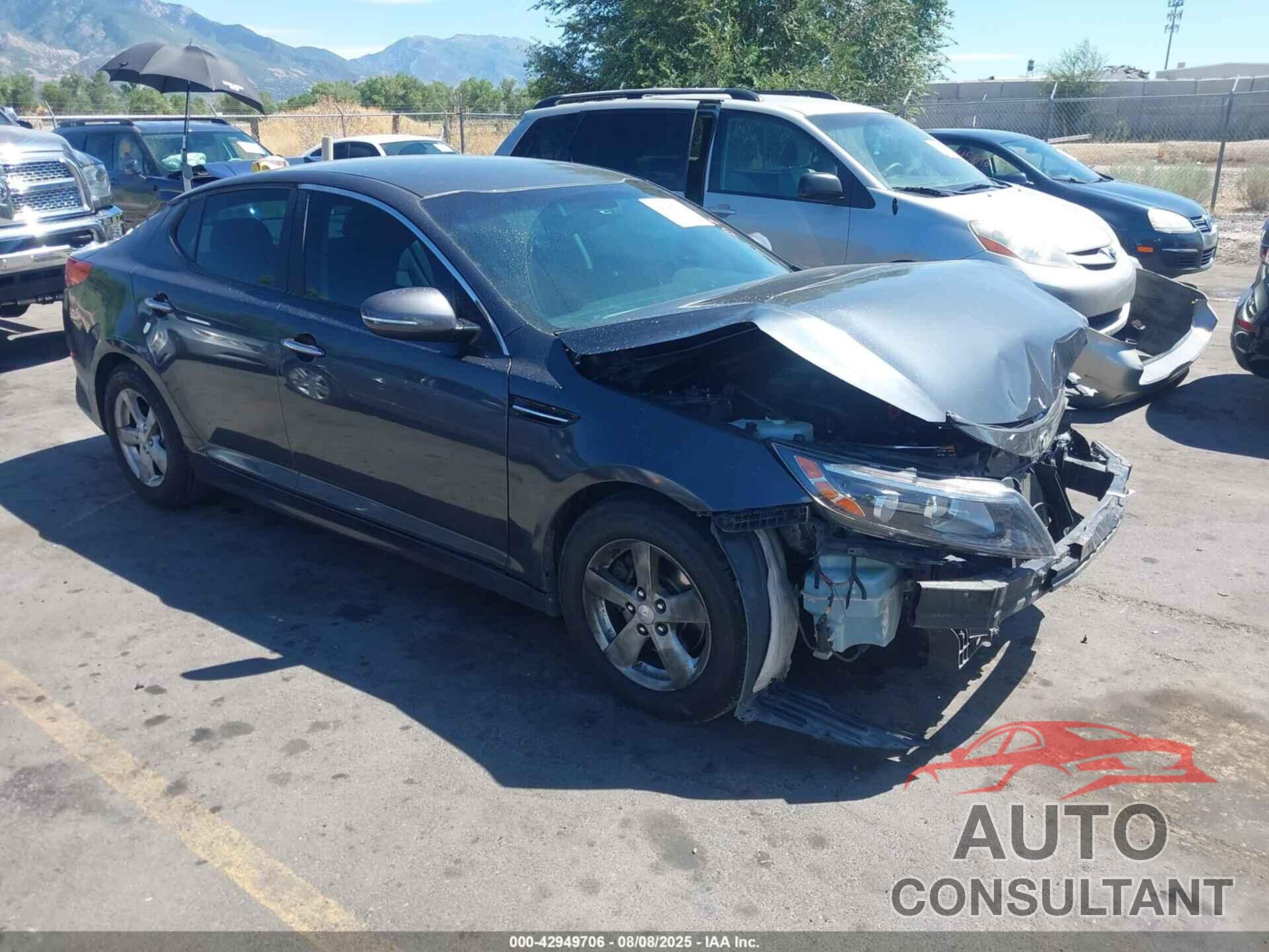 KIA OPTIMA 2015 - KNAGM4A79F5622501