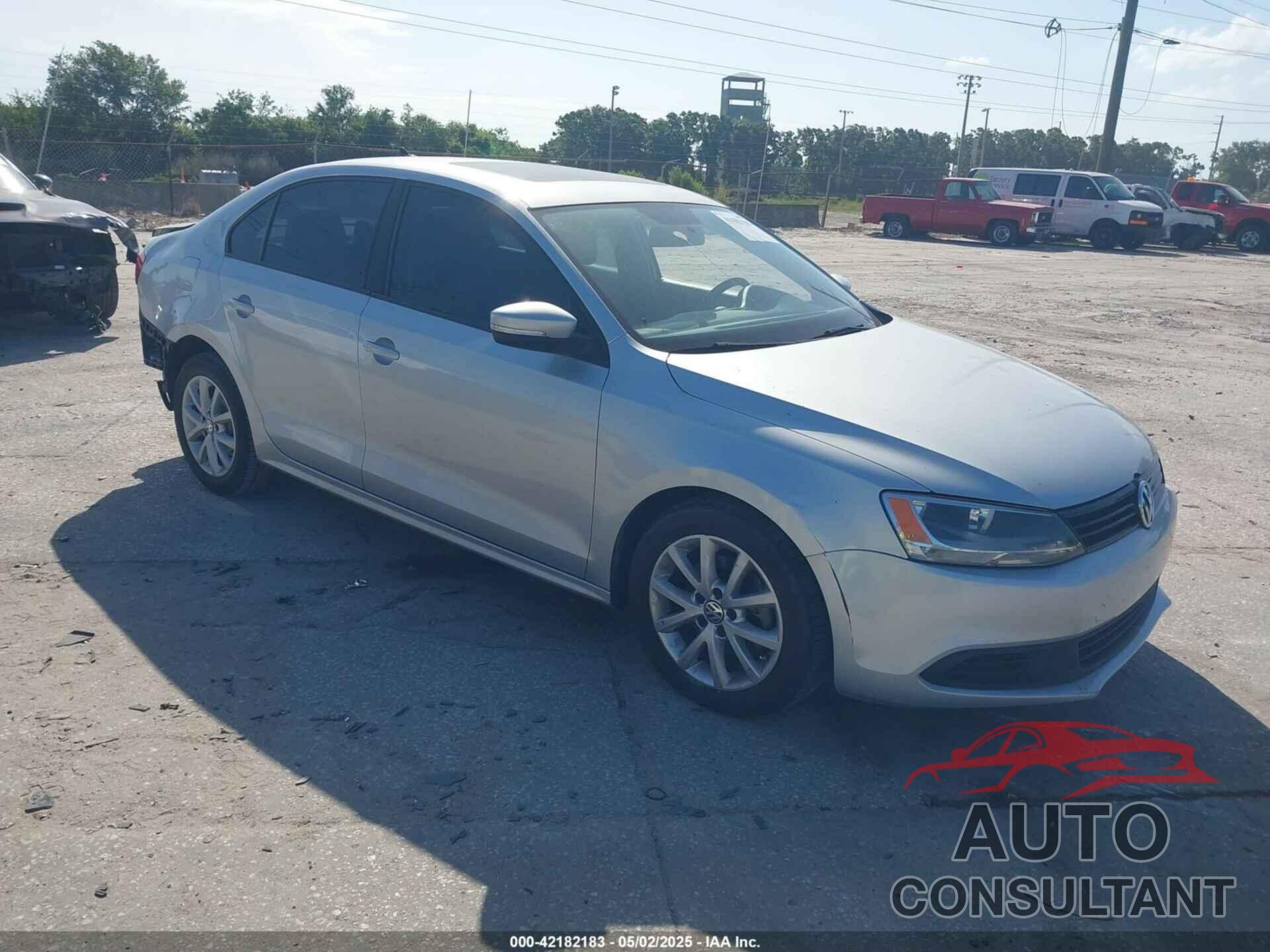 VOLKSWAGEN JETTA 2012 - 3VWDP7AJ9CM313060