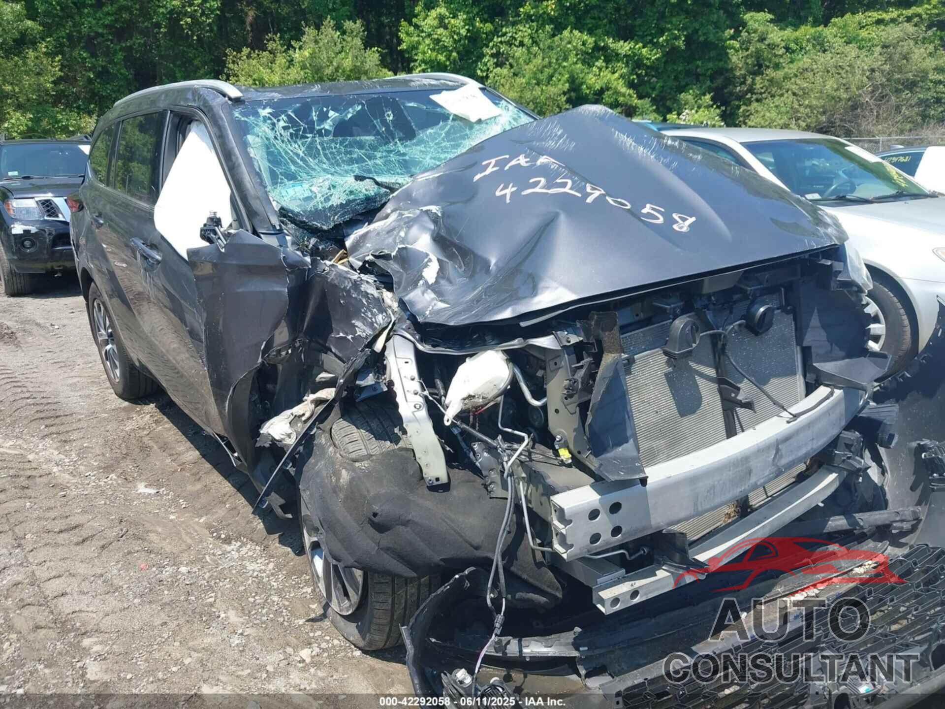 TOYOTA HIGHLANDER 2022 - 5TDGZRBH4NS567876