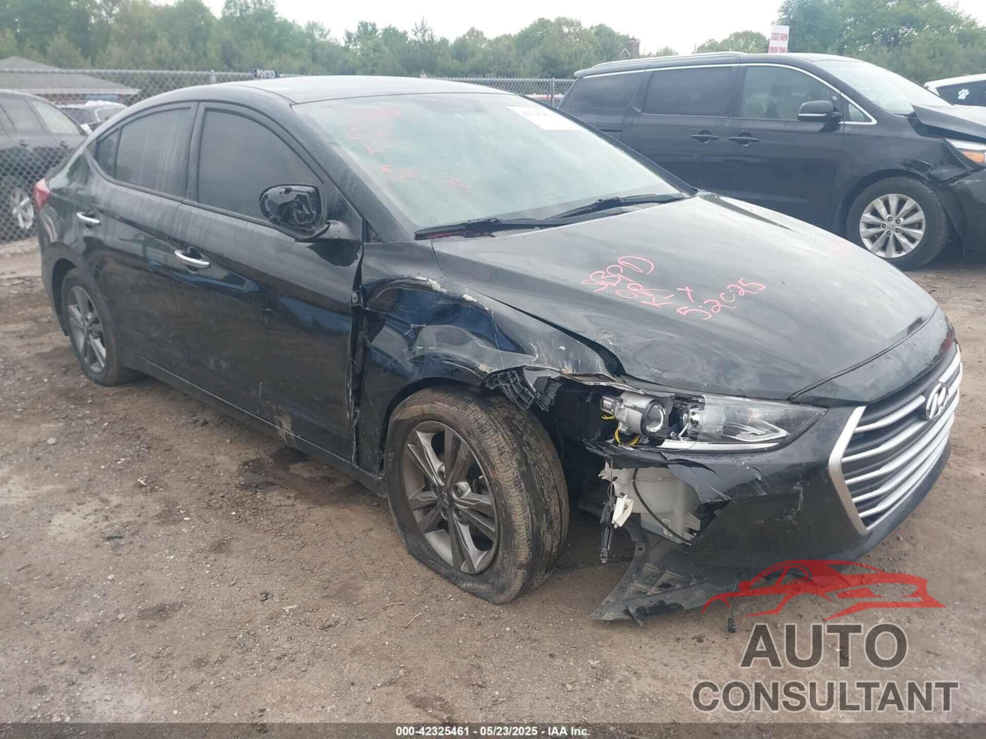 HYUNDAI ELANTRA 2017 - 5NPD84LF9HH053215