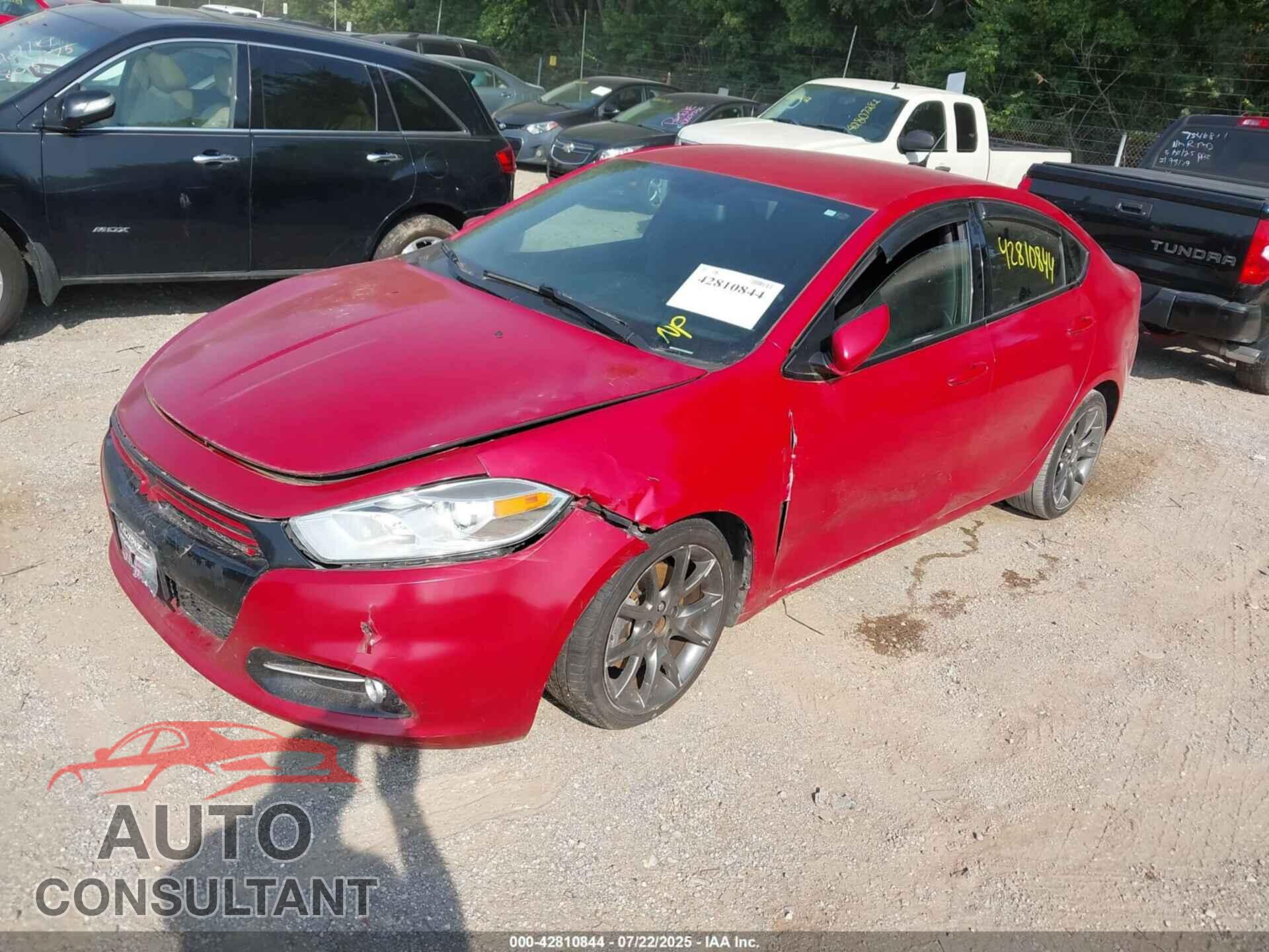 DODGE DART 2013 - 1C3CDFBA8DD137040