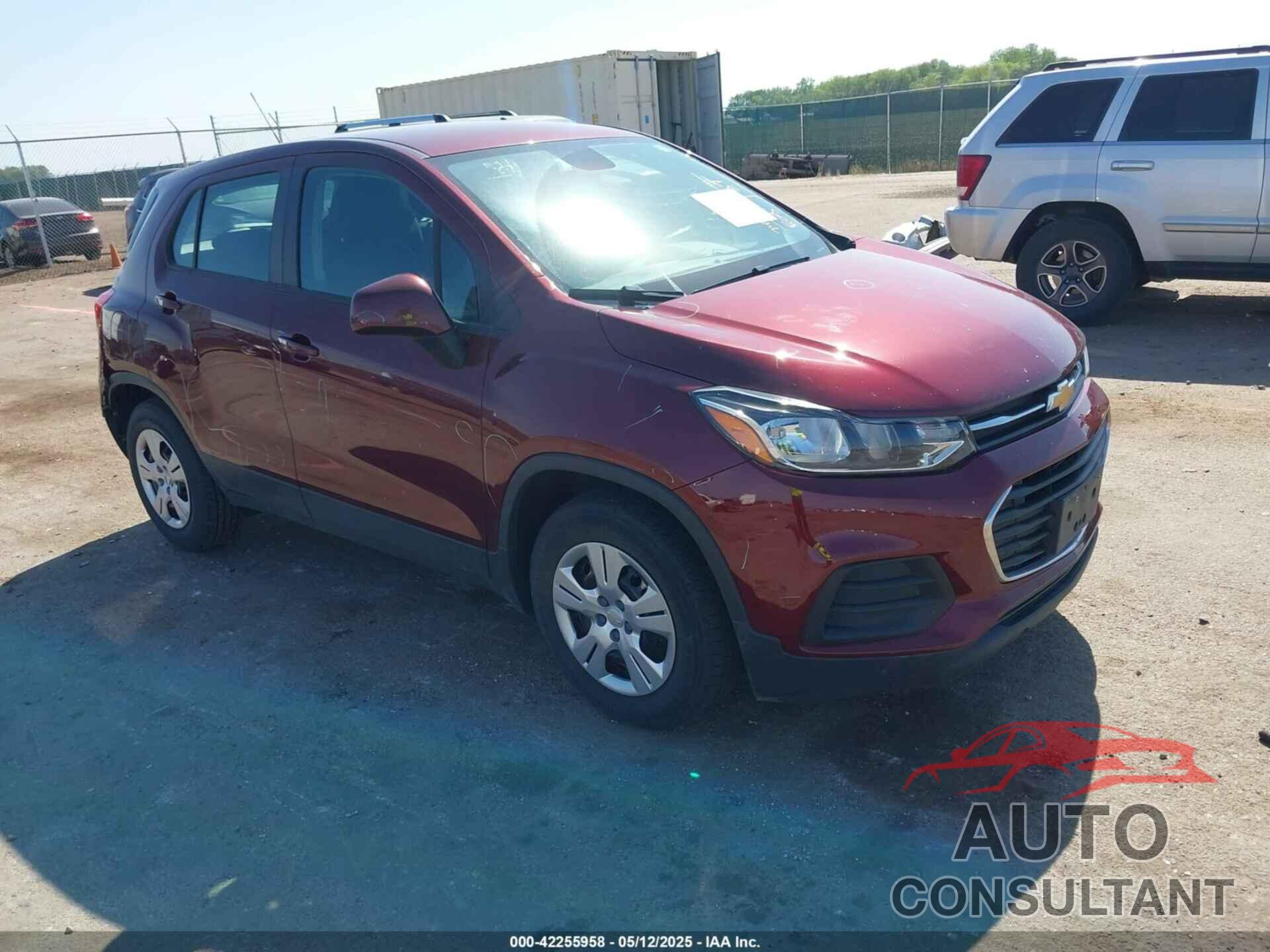 CHEVROLET TRAX 2017 - 3GNCJKSBXHL276356