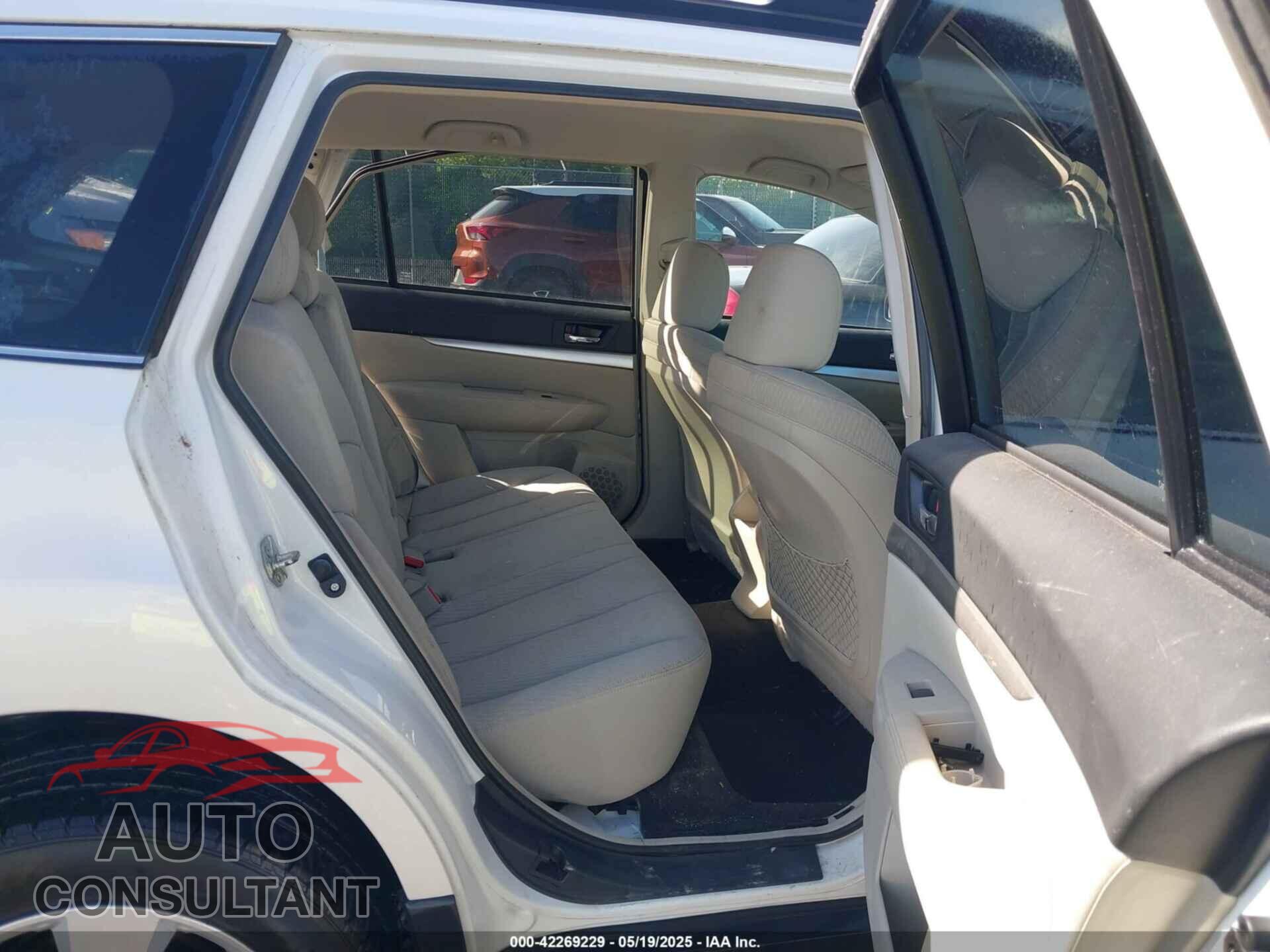 SUBARU OUTBACK 2012 - 4S4BRCCC5C3297464