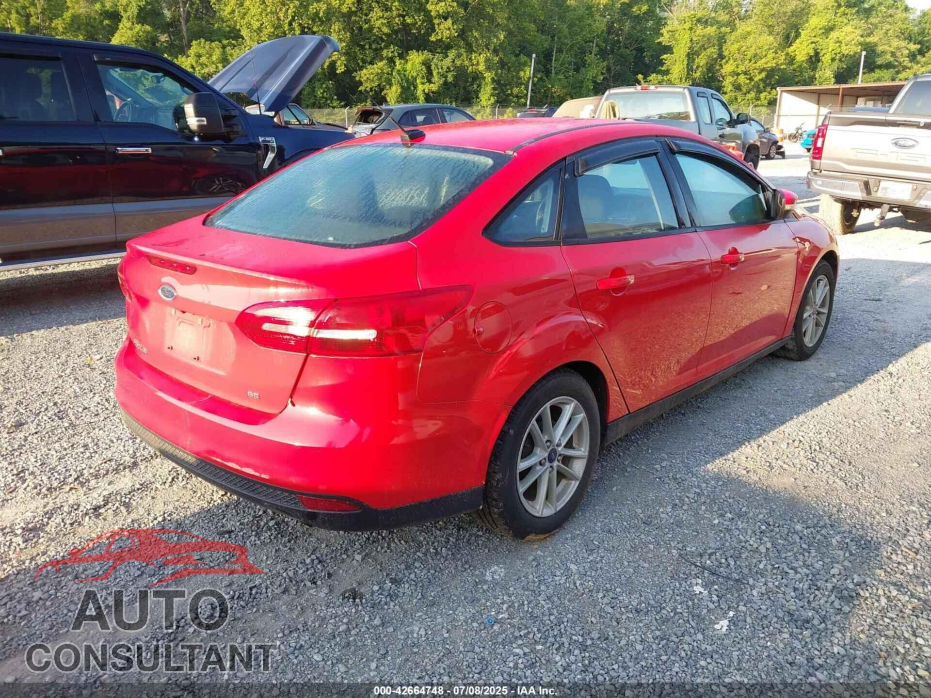 FORD FOCUS 2017 - 1FADP3F25HL227661