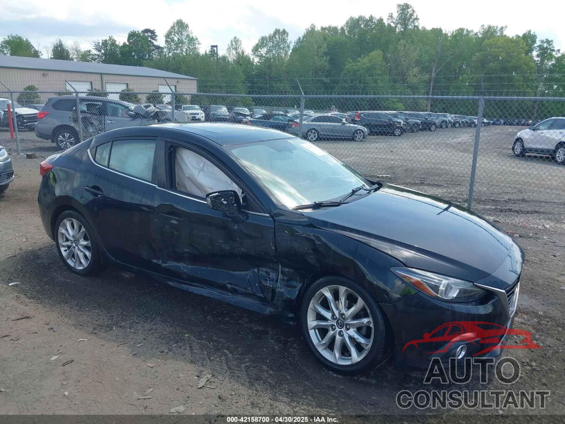 MAZDA MAZDA3 2014 - JM1BM1W36E1105843