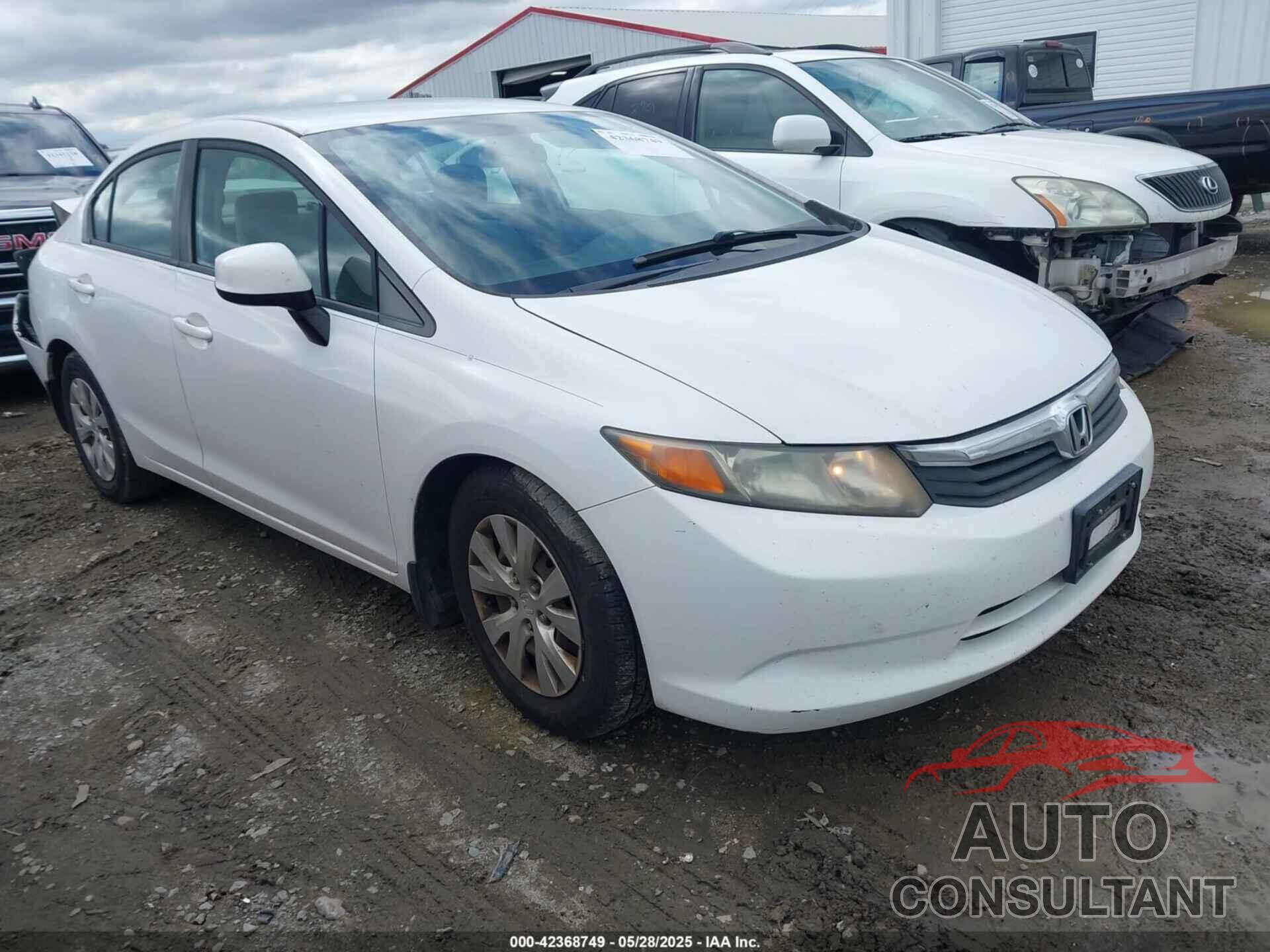 HONDA CIVIC 2012 - 2HGFB2F54CH502983