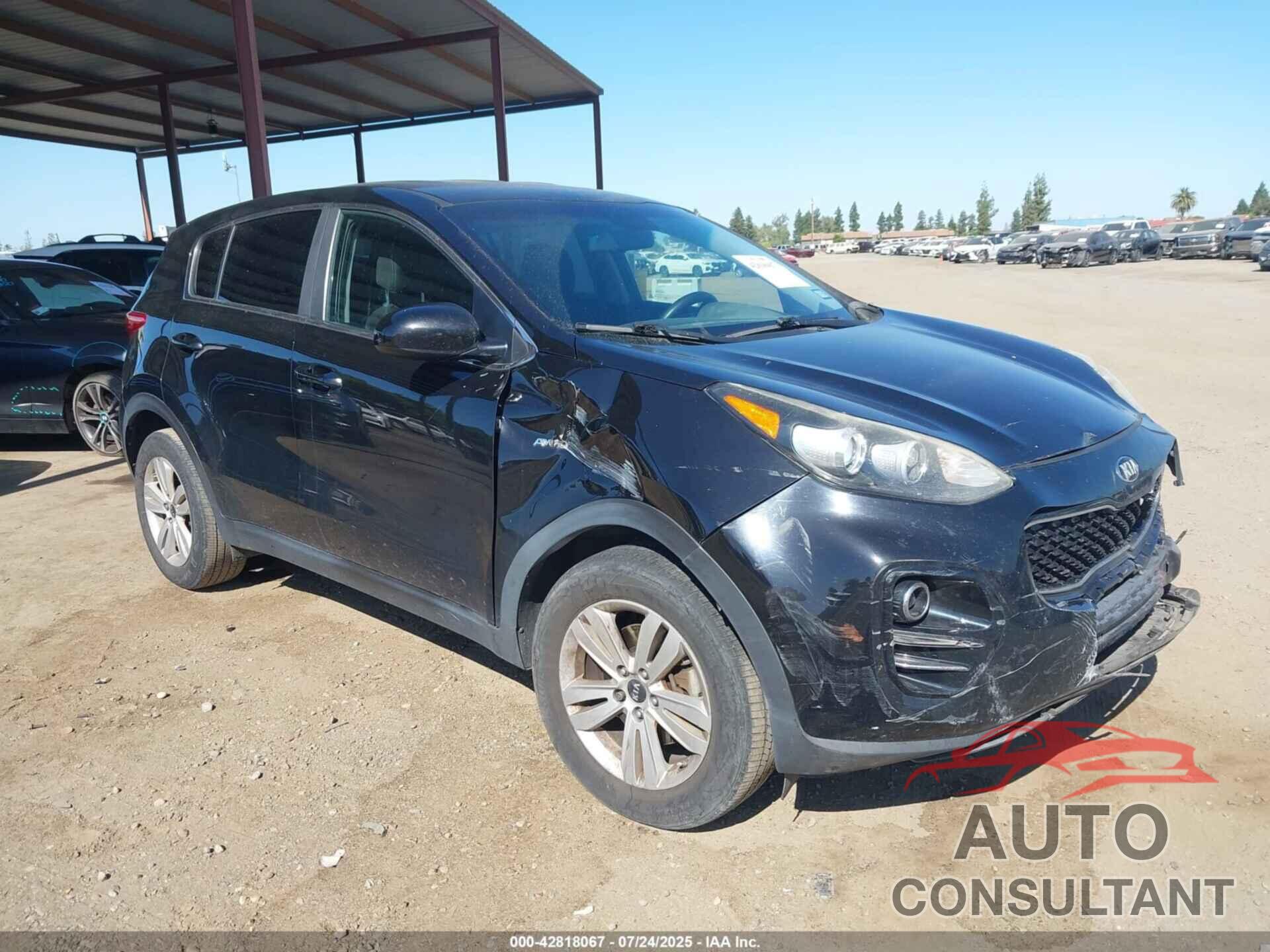 KIA SPORTAGE 2018 - KNDPMCAC2J7450450