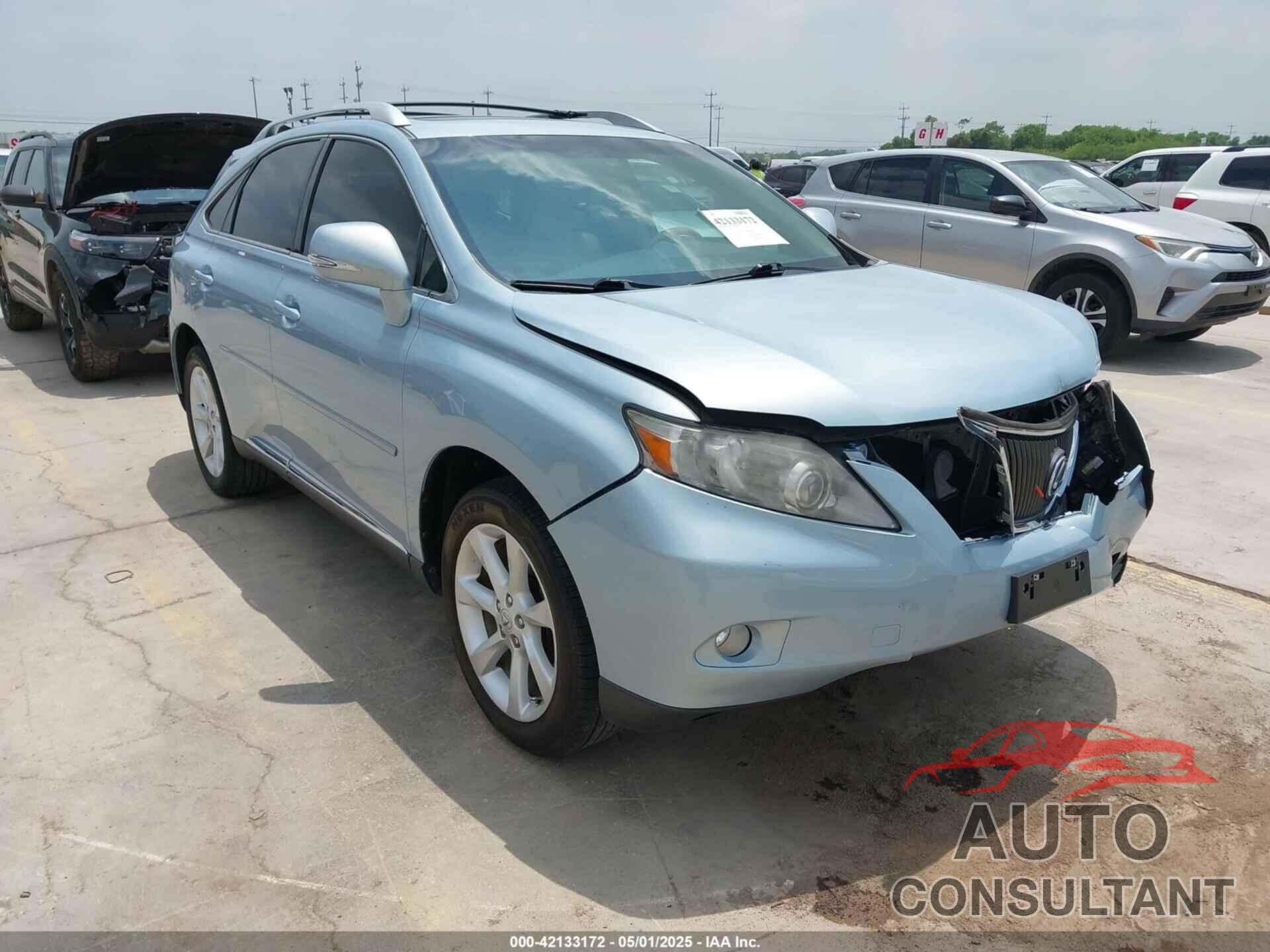 LEXUS RX 350 2010 - 2T2ZK1BA7AC031228