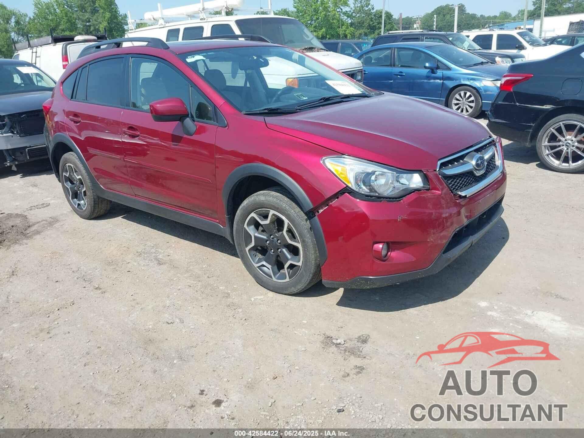 SUBARU XV CROSSTREK 2015 - JF2GPADC6F8312100