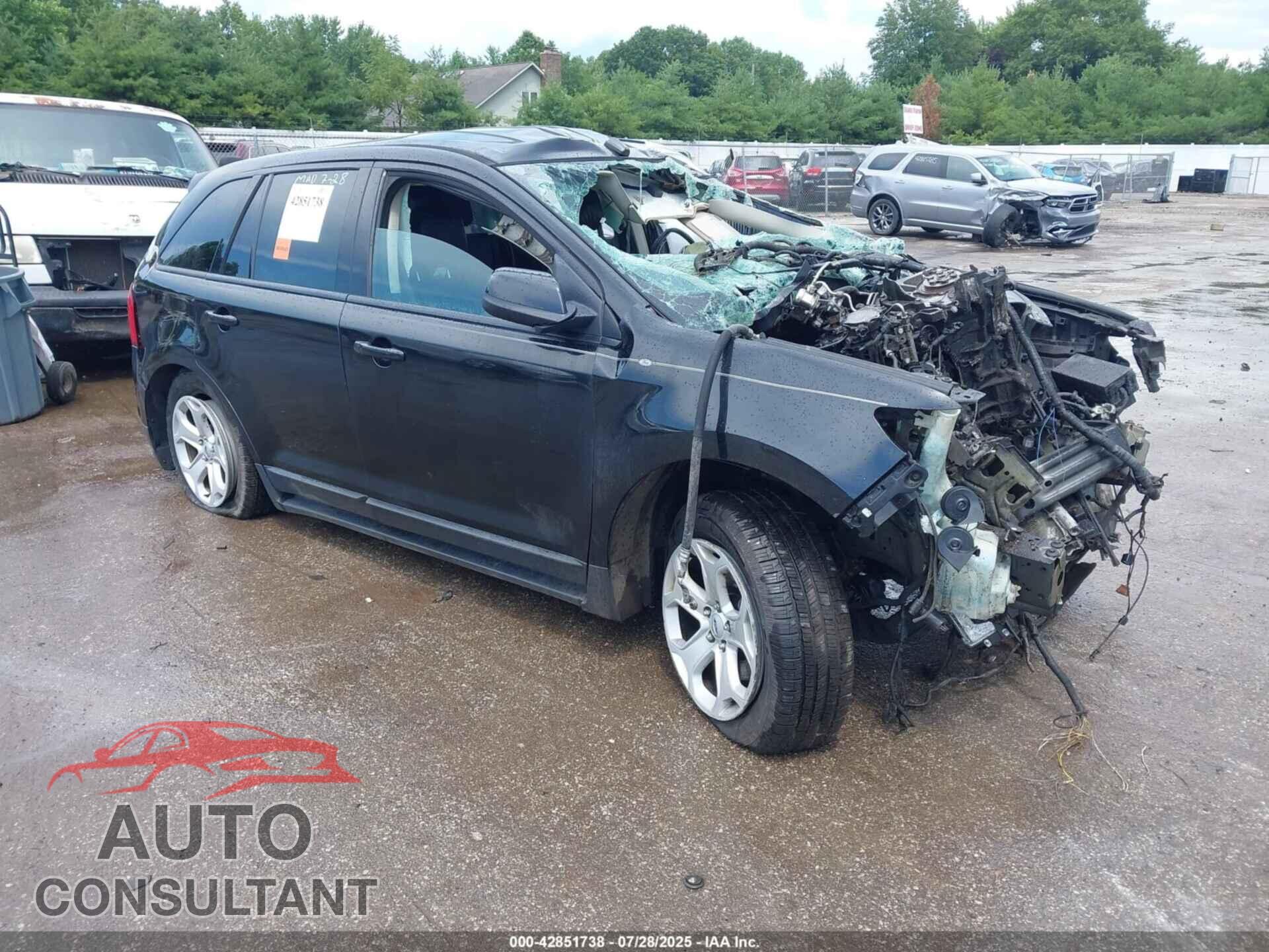FORD EDGE 2013 - 2FMDK3J93DBA10516