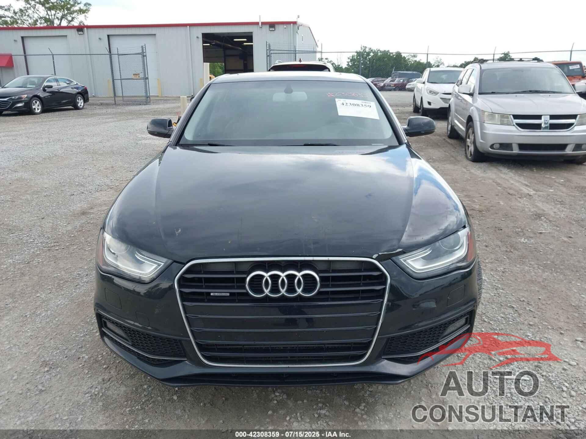 AUDI A4 2015 - WAUBFAFL7FN027736