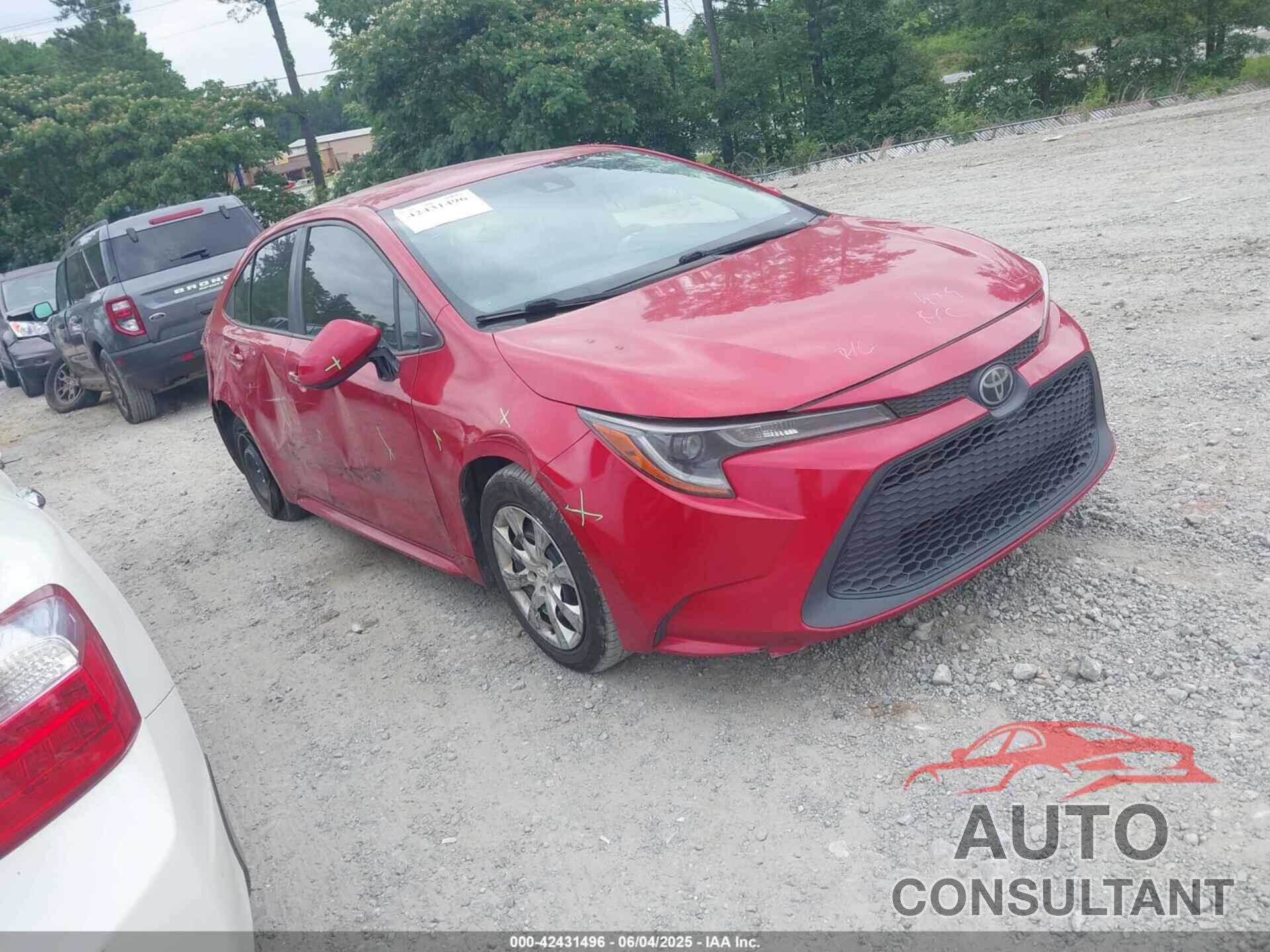 TOYOTA COROLLA 2020 - JTDEPRAE1LJ015699