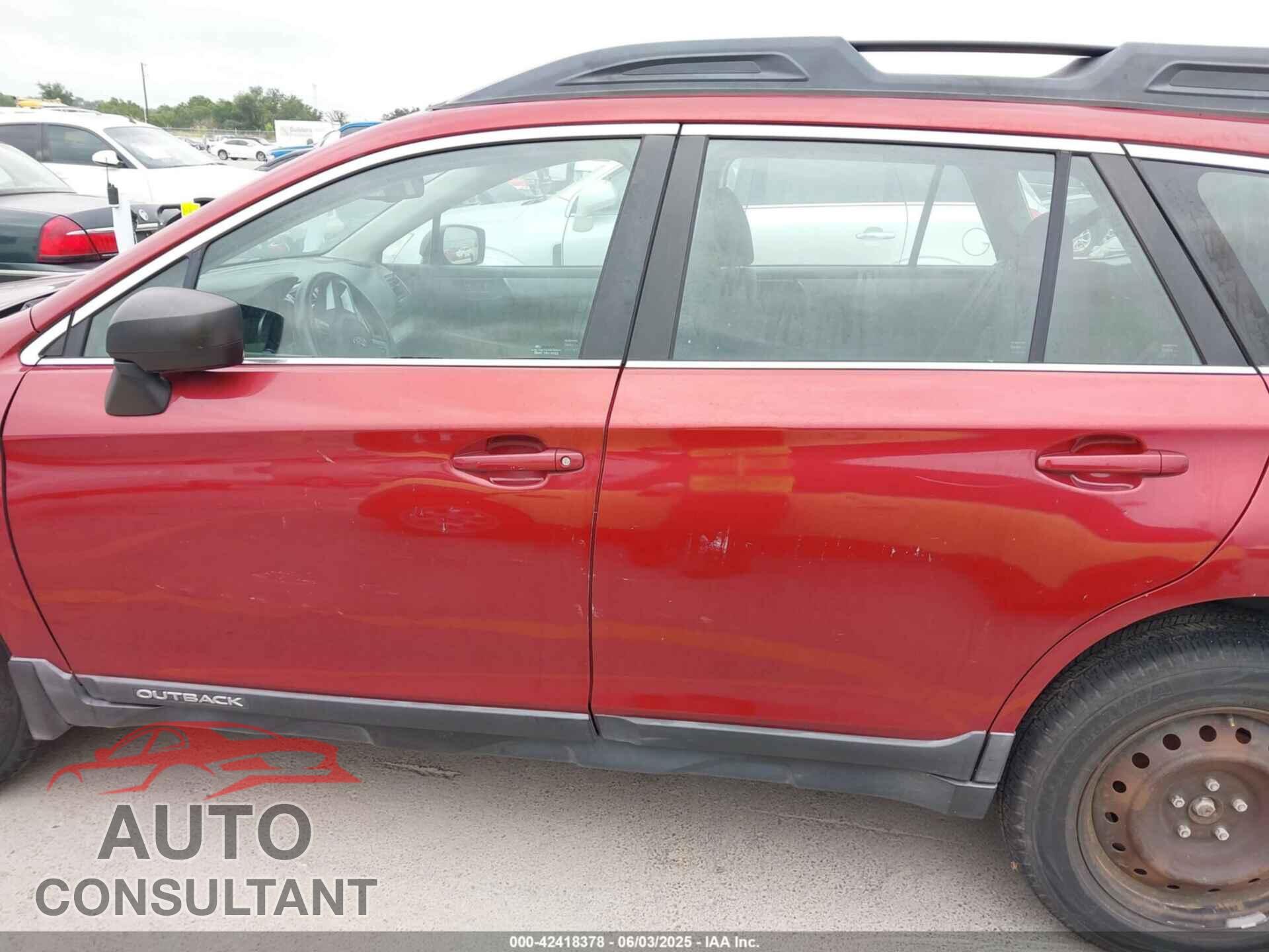 SUBARU OUTBACK 2015 - 4S4BSBAC1F3324908