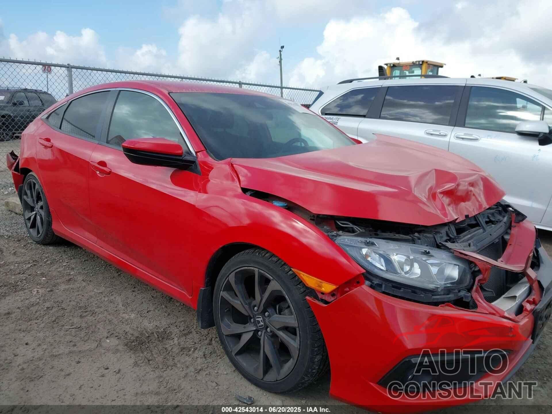 HONDA CIVIC 2019 - 2HGFC2F87KH535451