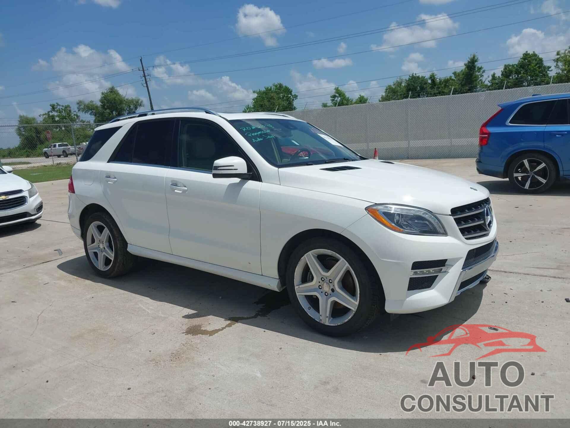 MERCEDES-BENZ ML 400 2015 - 4JGDA5GB9FA514141