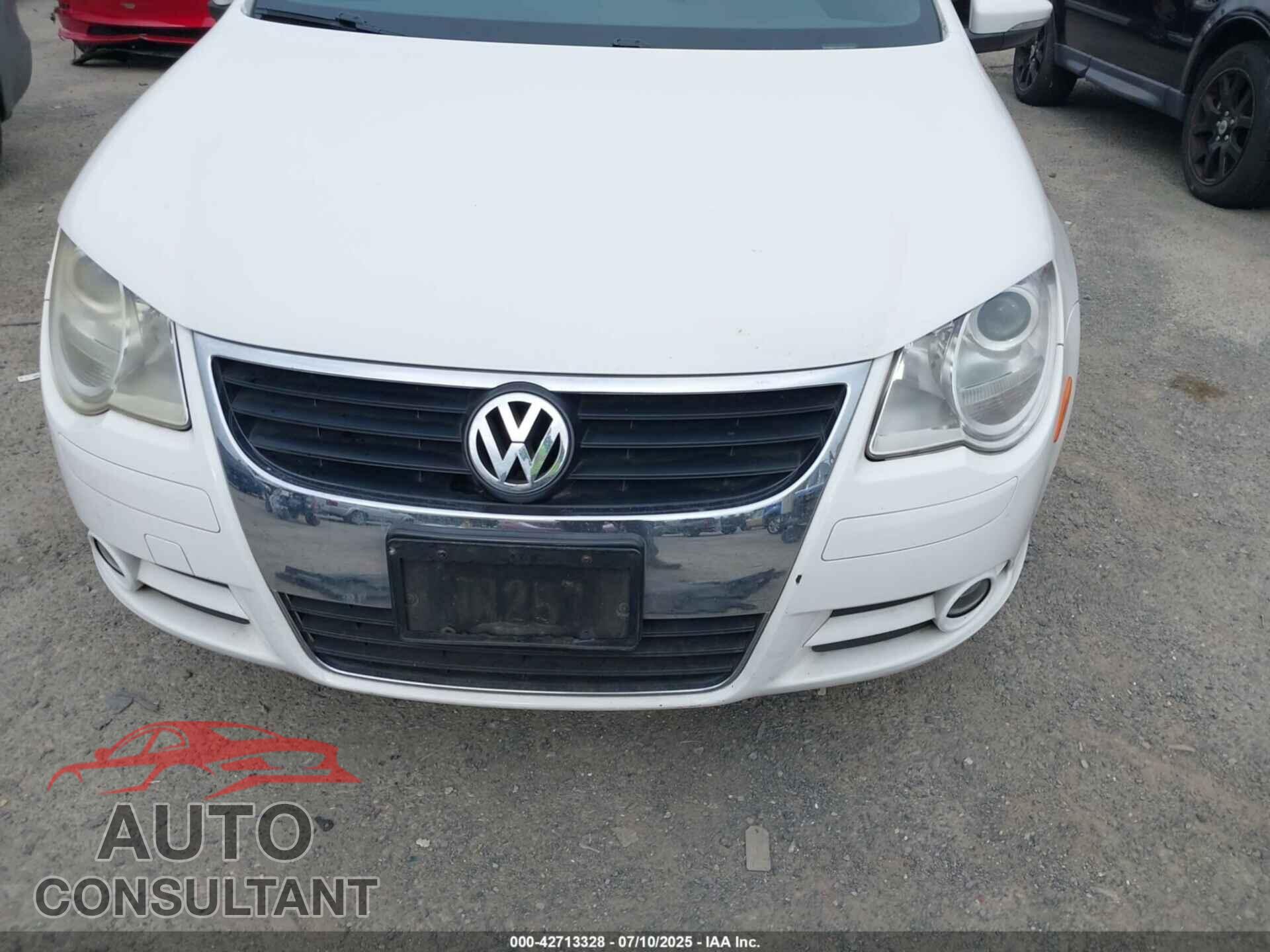 VOLKSWAGEN EOS 2009 - WVWBA71F09V011663