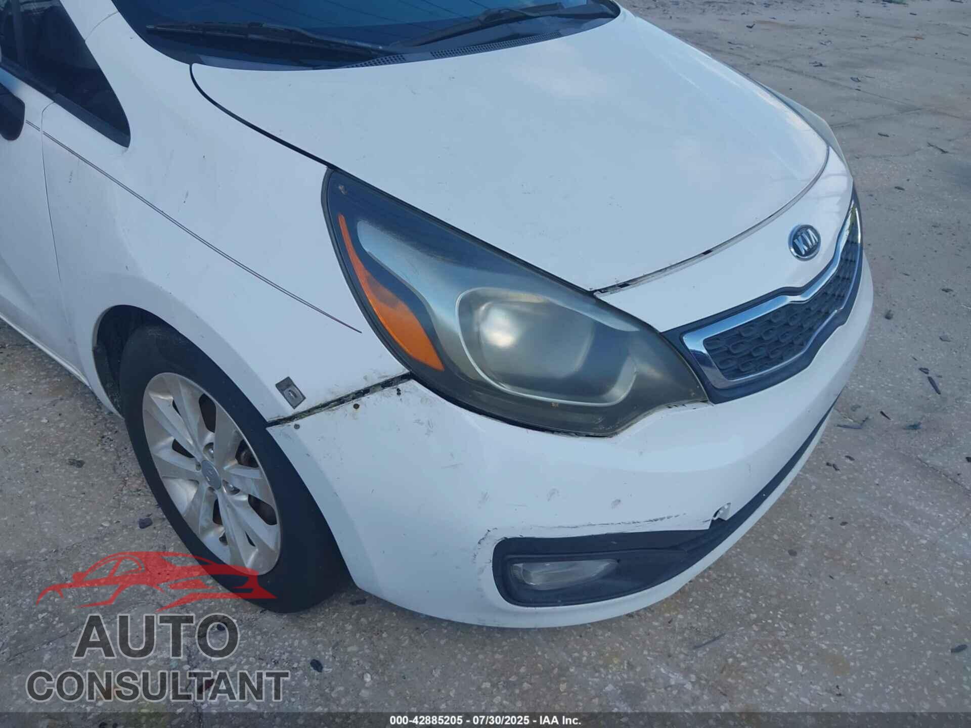 KIA RIO 2013 - KNADN4A30D6130654
