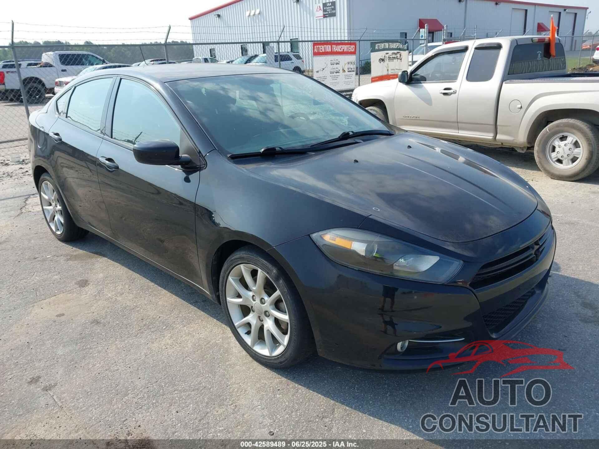 DODGE DART 2013 - 1C3CDFBA9DD157992