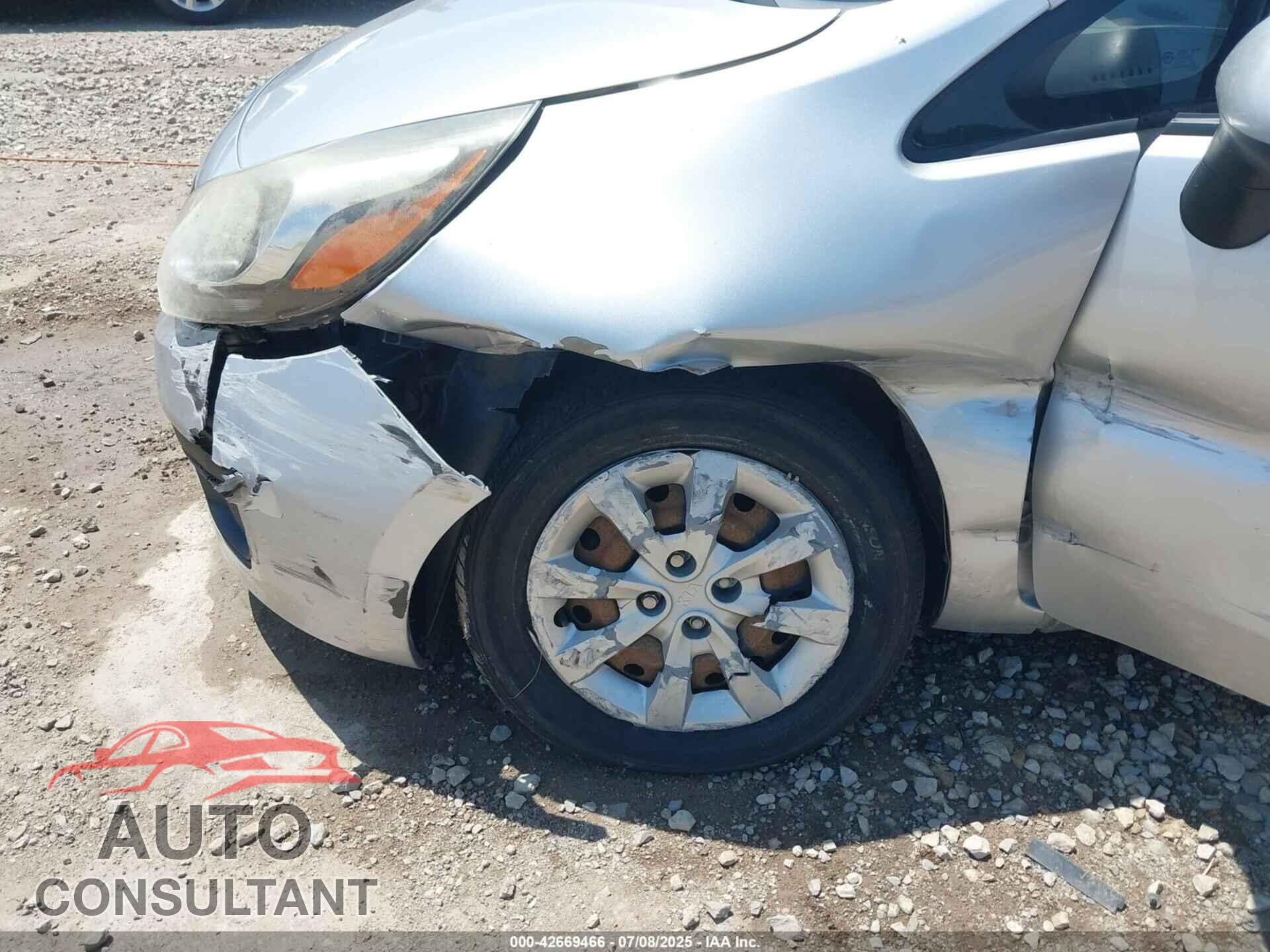 KIA RIO 2012 - KNADN4A39C6055869