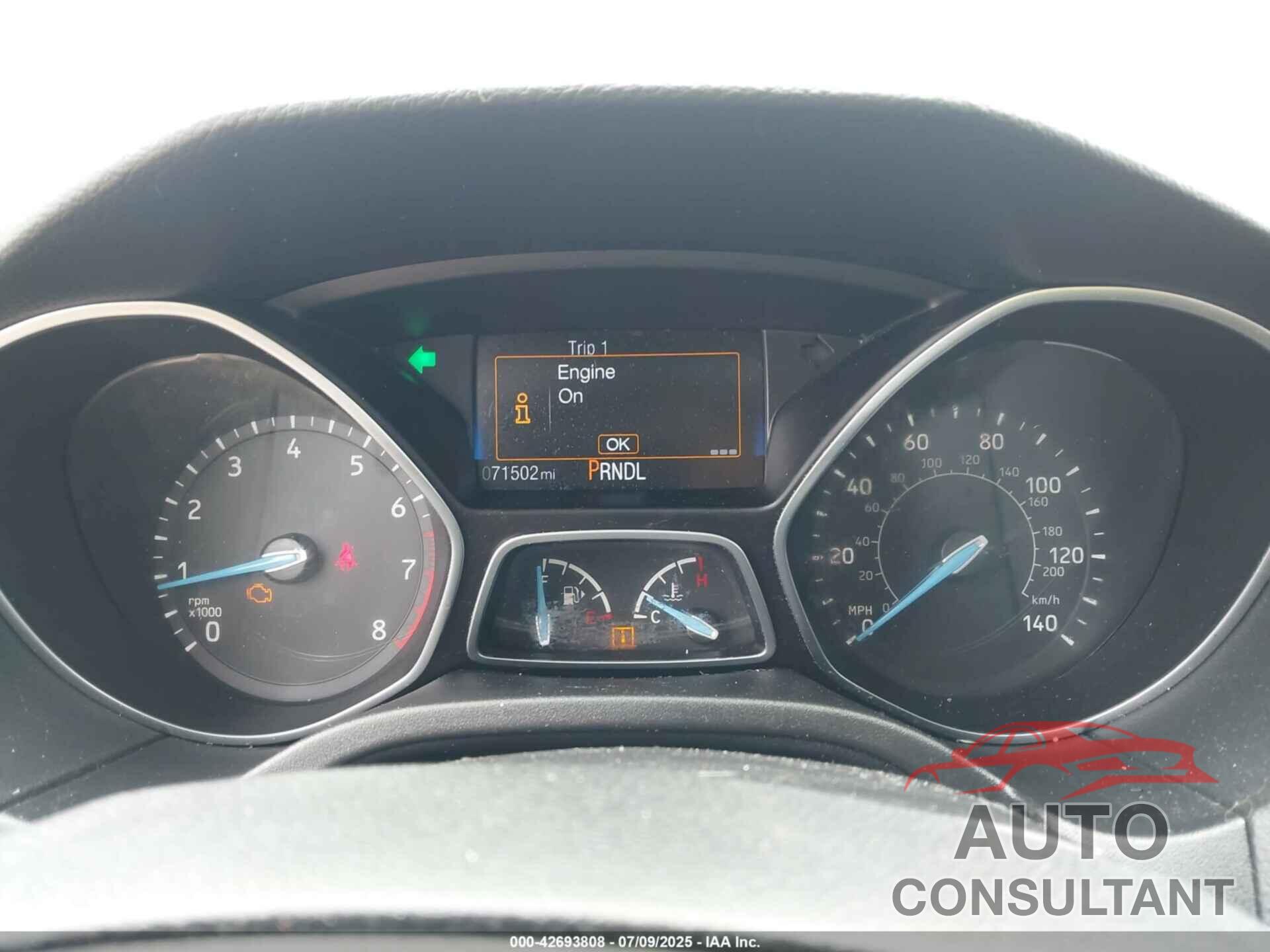 FORD FOCUS 2018 - 1FADP3E21JL244125