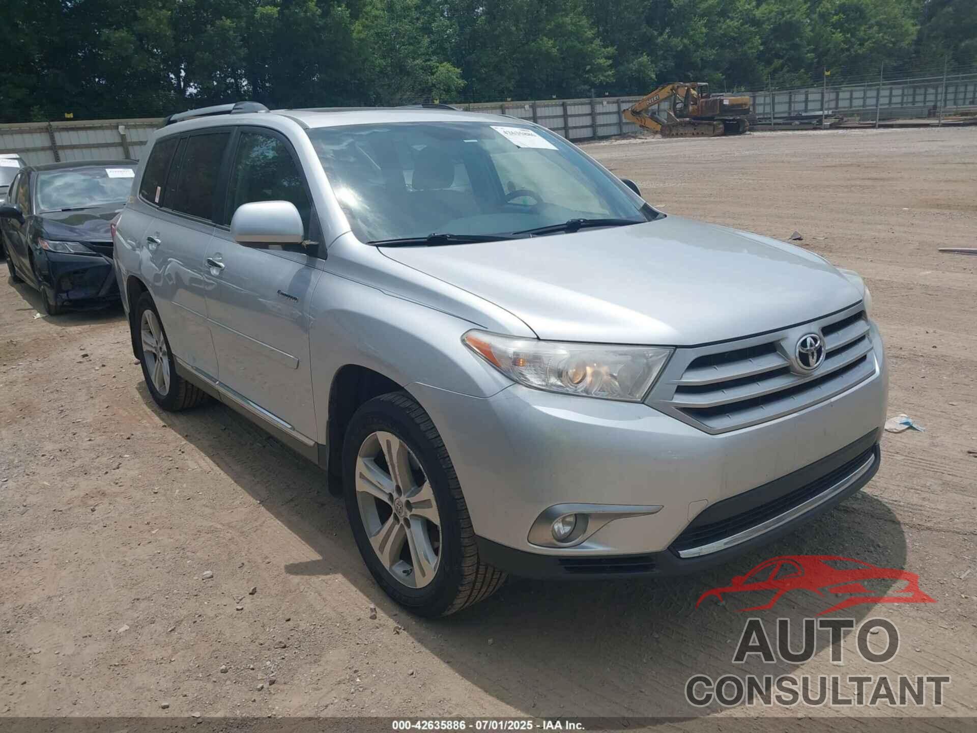 TOYOTA HIGHLANDER 2012 - 5TDYK3EH6CS054787