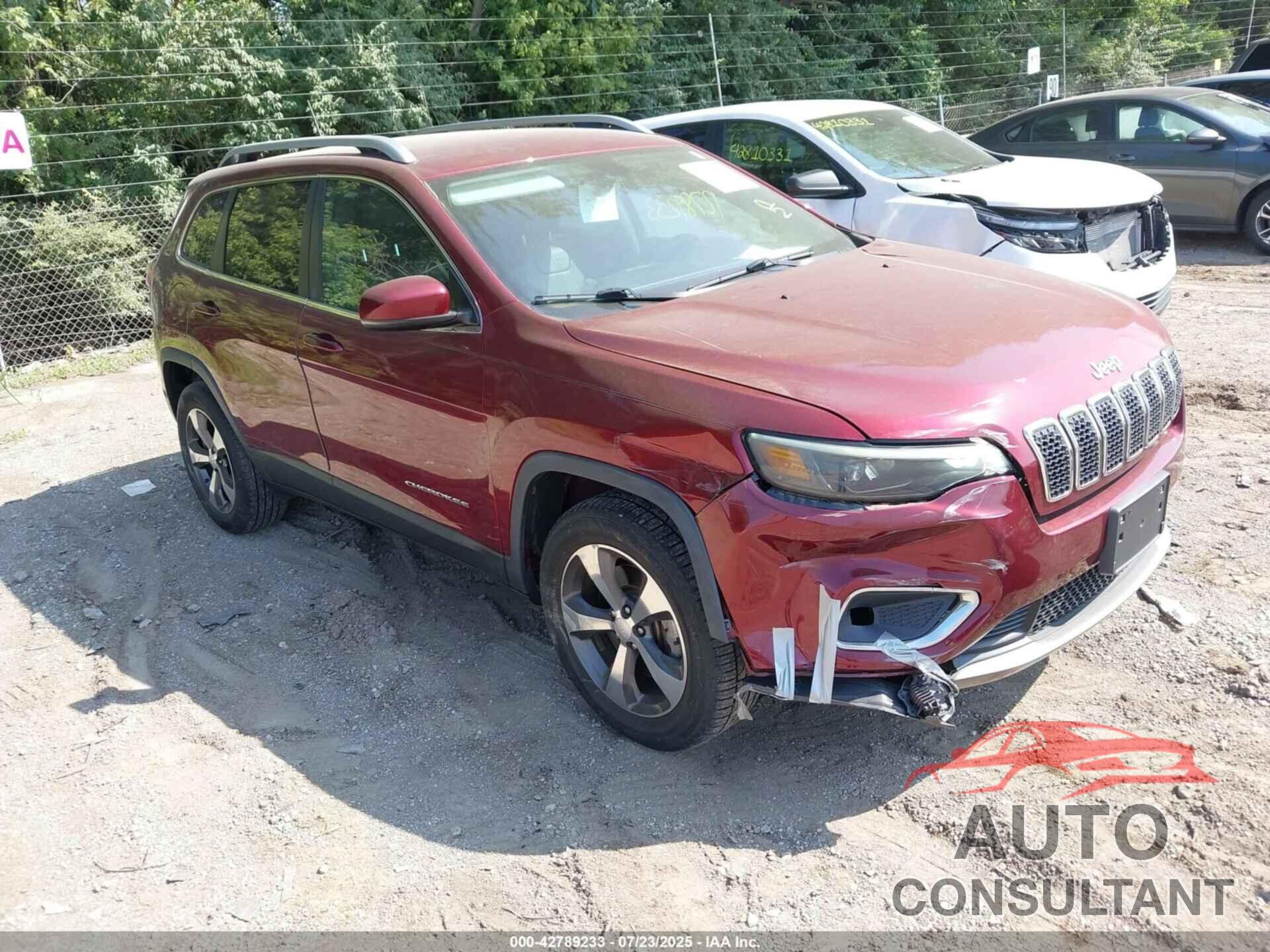 JEEP CHEROKEE 2019 - 1C4PJMDX5KD267589