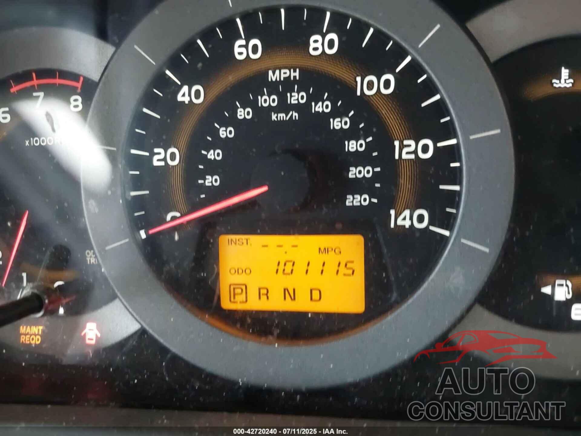 TOYOTA RAV4 2010 - 2T3ZF4DV3AW051301