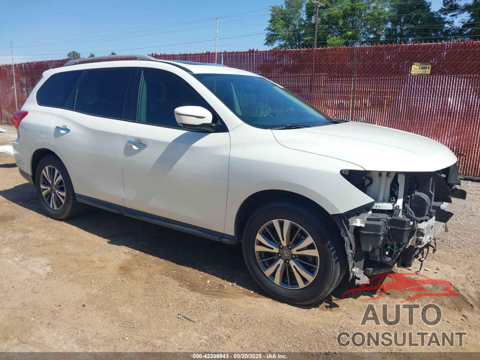 NISSAN PATHFINDER 2017 - 5N1DR2MN9HC647317