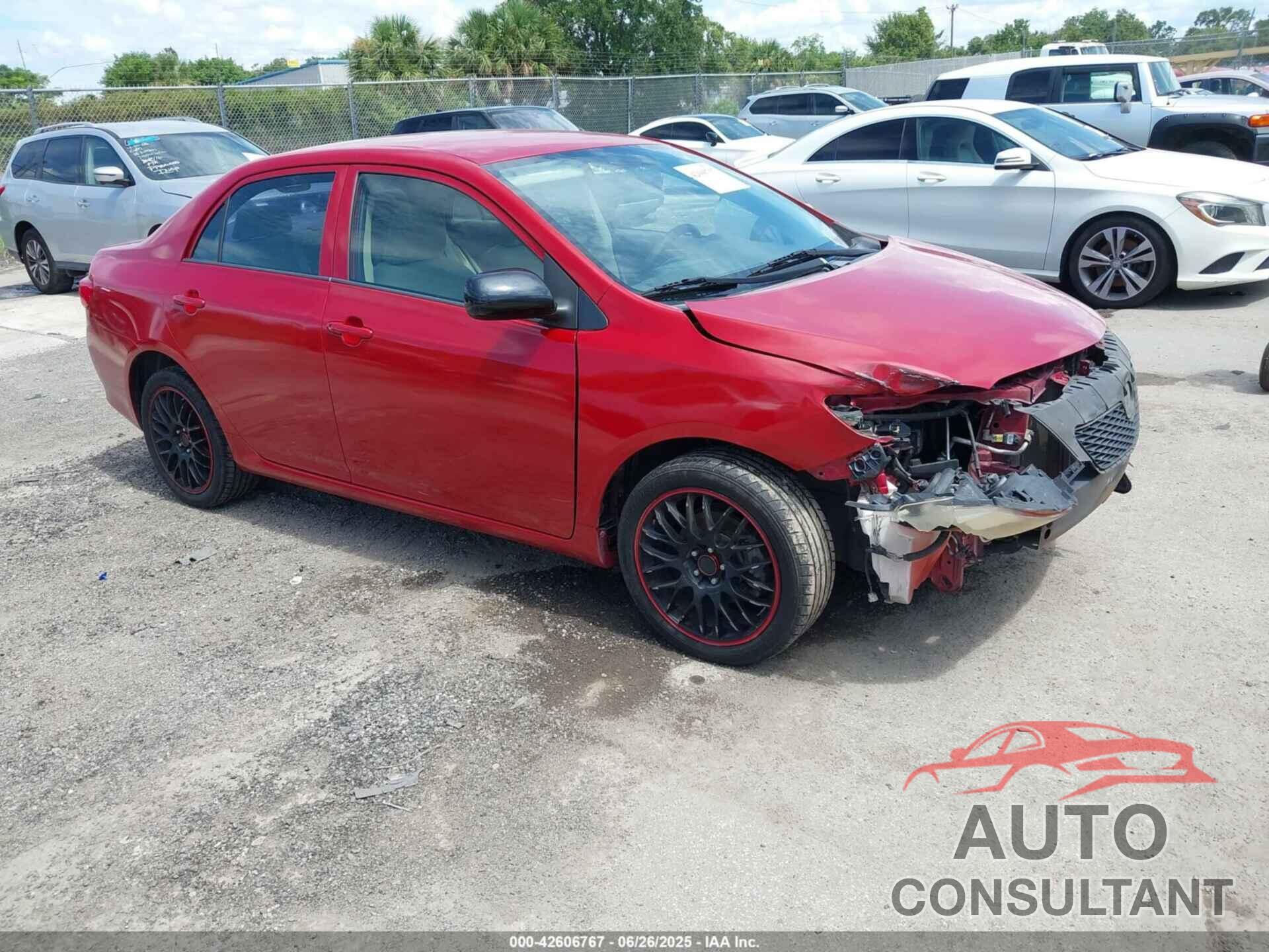 TOYOTA COROLLA 2009 - JTDBL40EX99071072