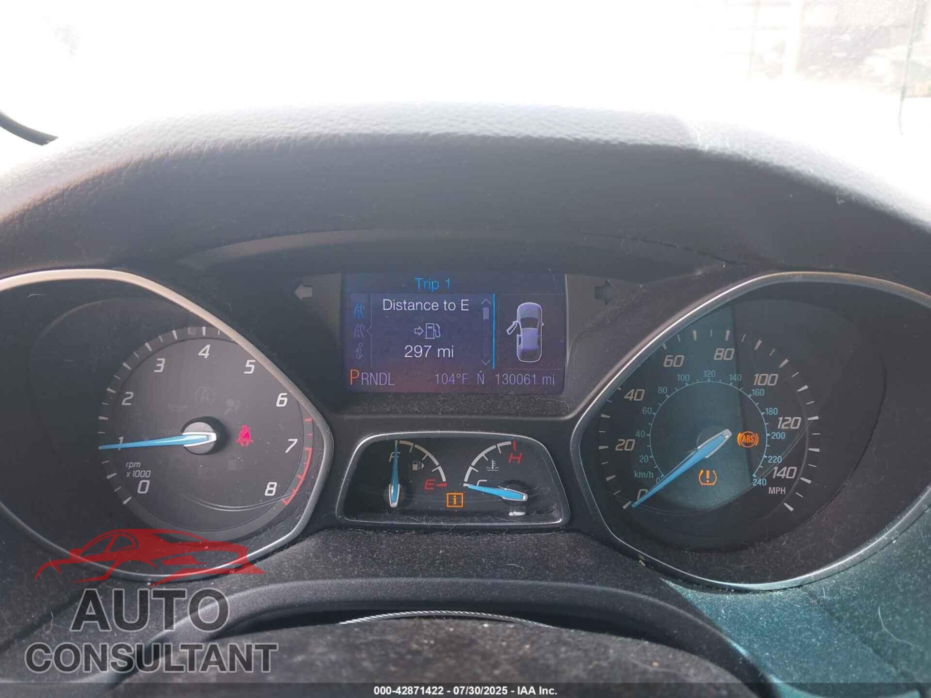 FORD FOCUS 2013 - 1FADP3F2XDL155382