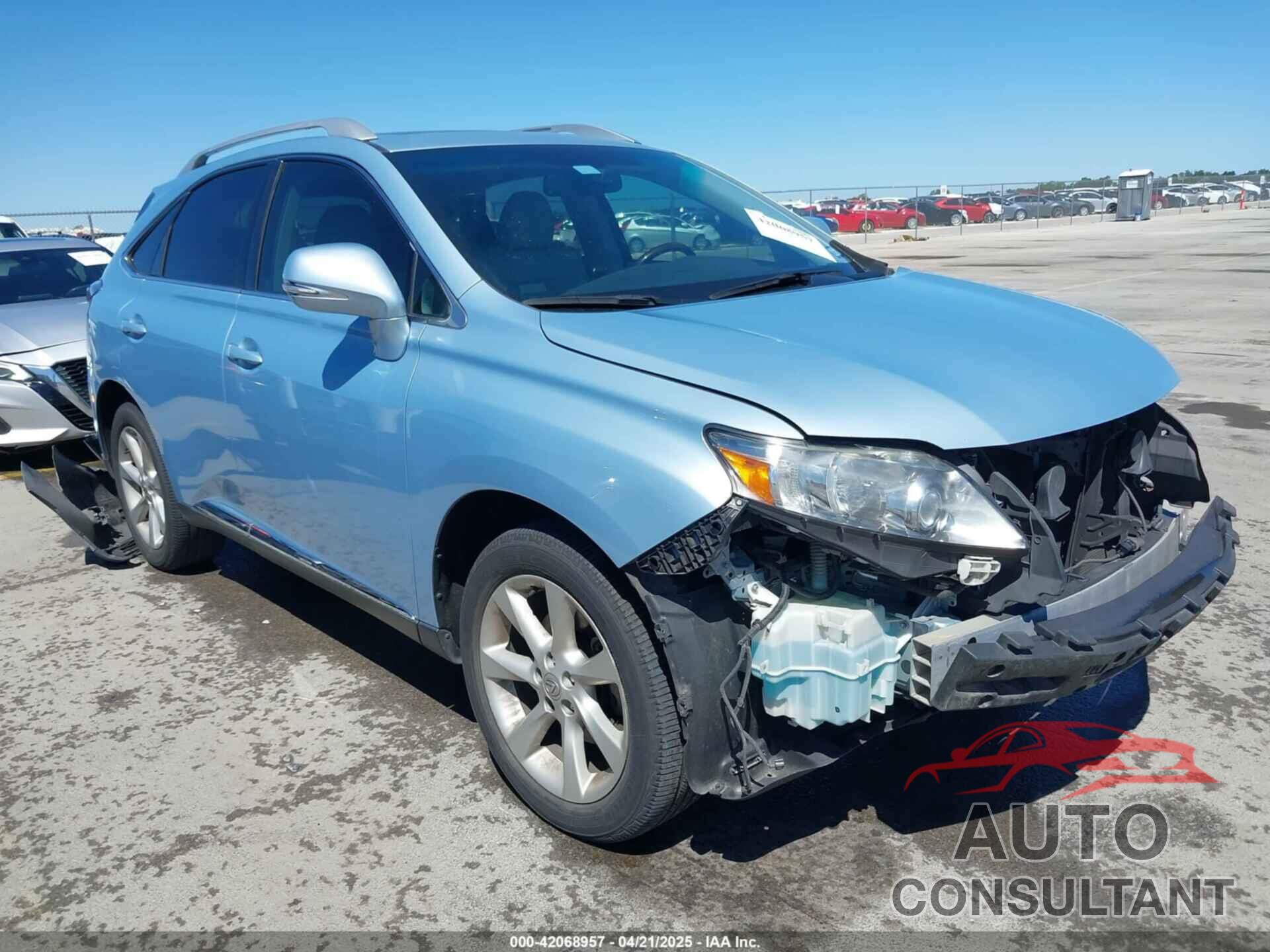 LEXUS RX 350 2010 - 2T2ZK1BA4AC039271